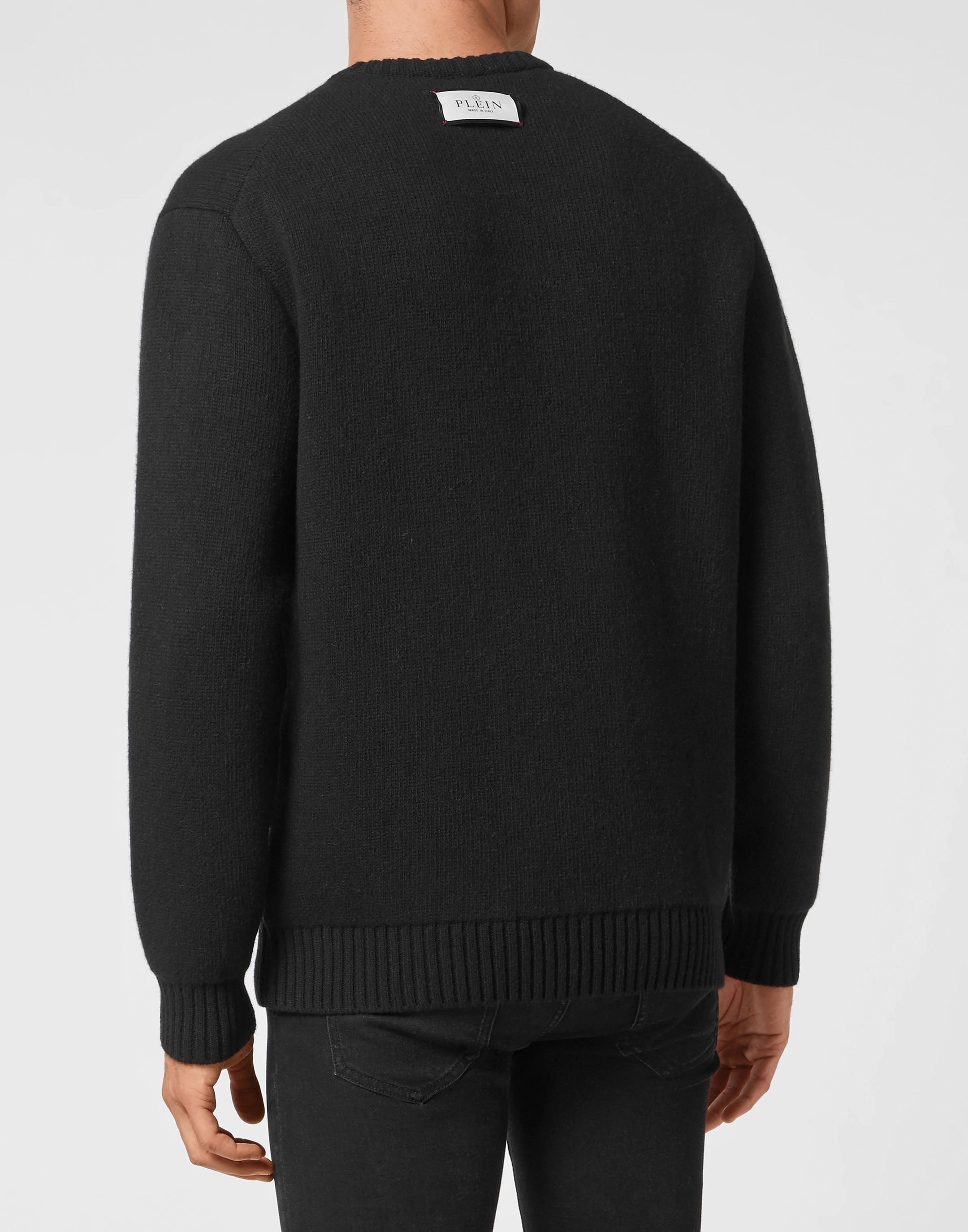 Merino Wool Pullover Round Neck LS