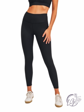 Micro Ribbed Lycra-Blend High-Rise Leggings affordable athletic pants for men