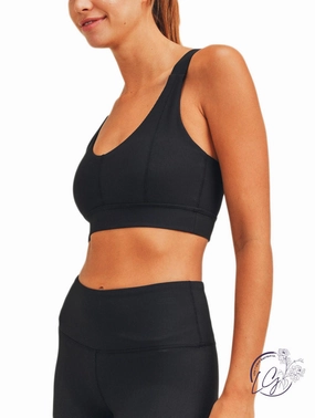 Micro Ribbed Lycra-Blend Sports Bra affordable athletic pants for men