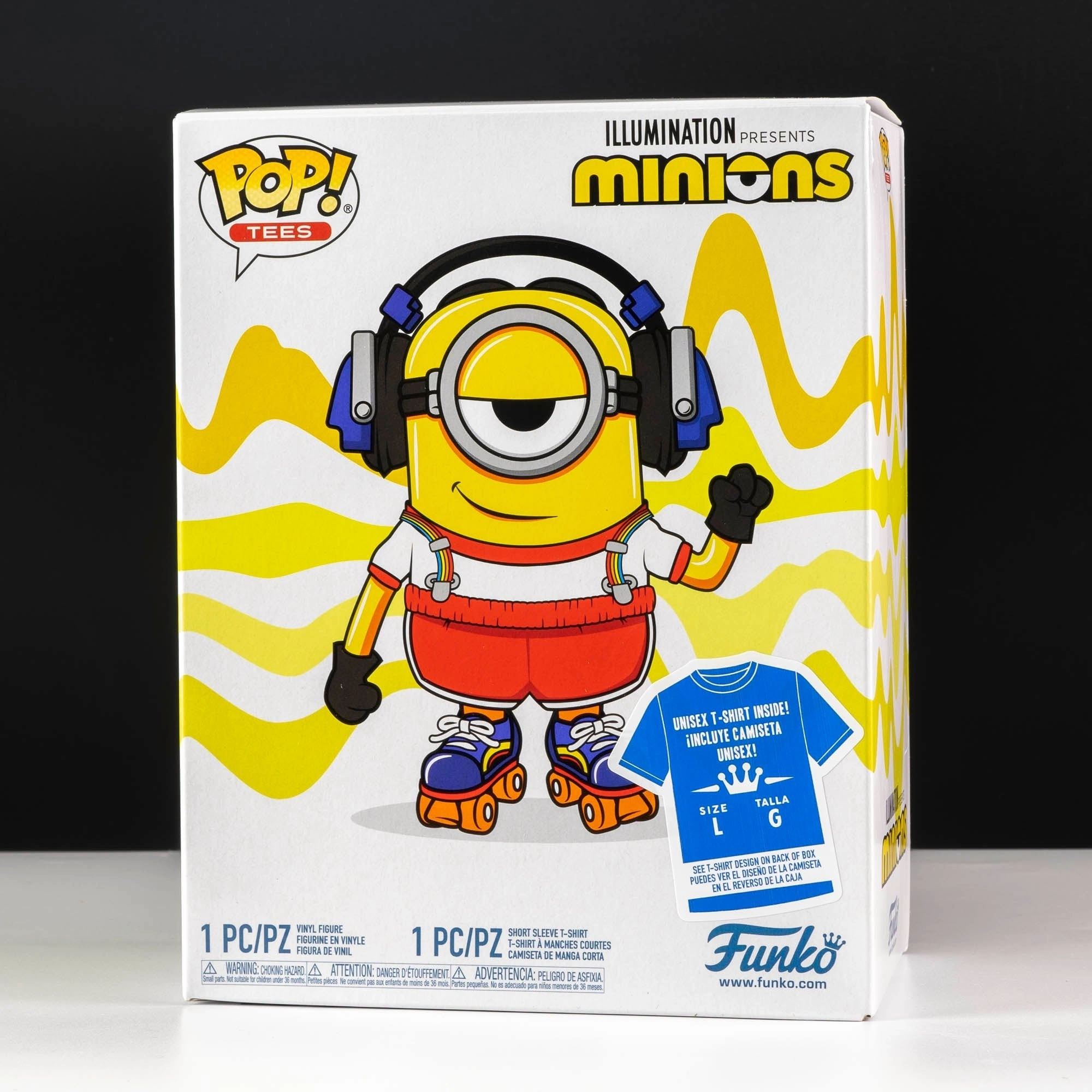Minions 2 Skater Stuart Pop! Vinyl and Tee Set