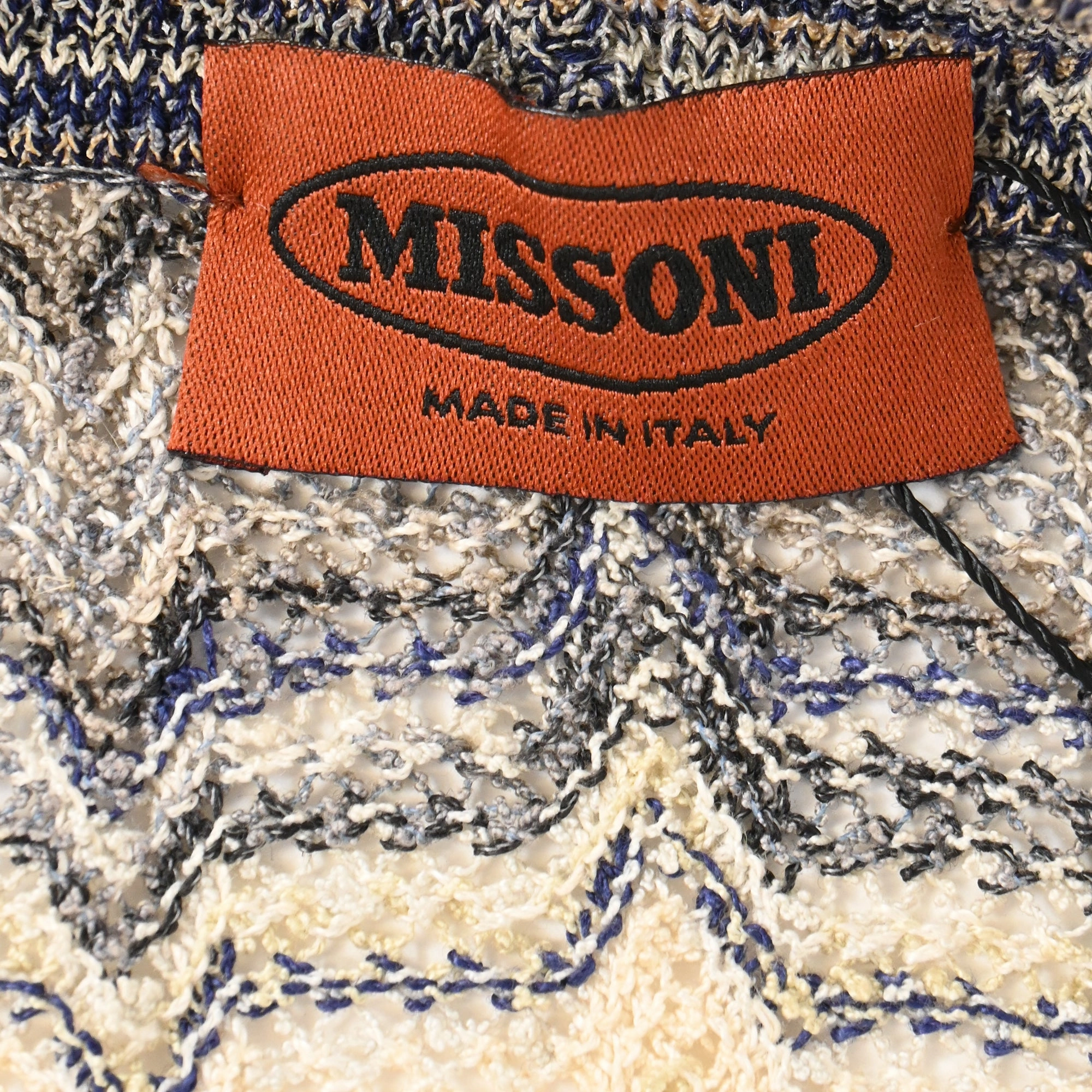 Missoni Zigzag Buttoned Cardigan in Multicolor Wool
