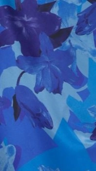 Miya Maxi Dress - Blue Floral