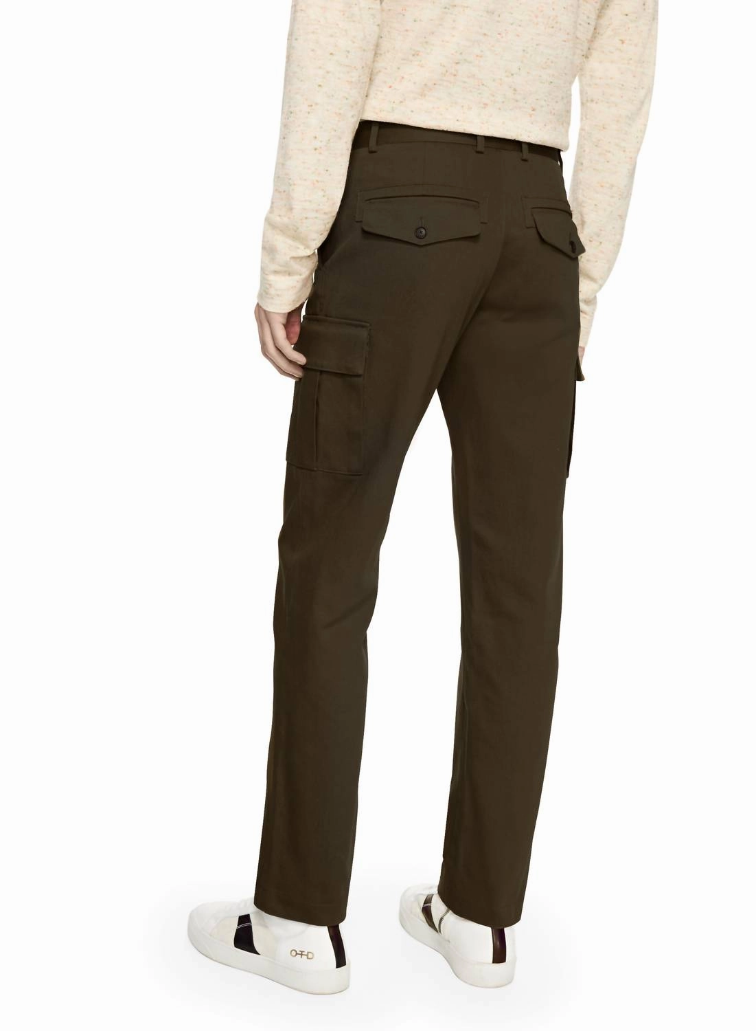Modern Cargo Pants In Dark Olive