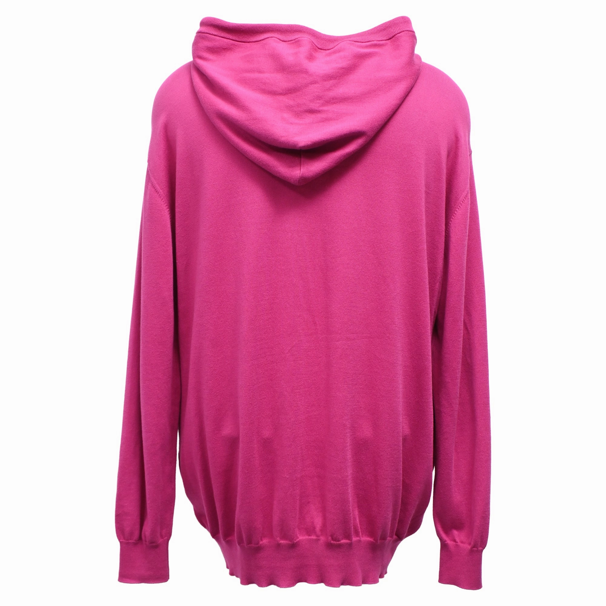 Moschino Couture Bear Hoodie in Pink Cotton