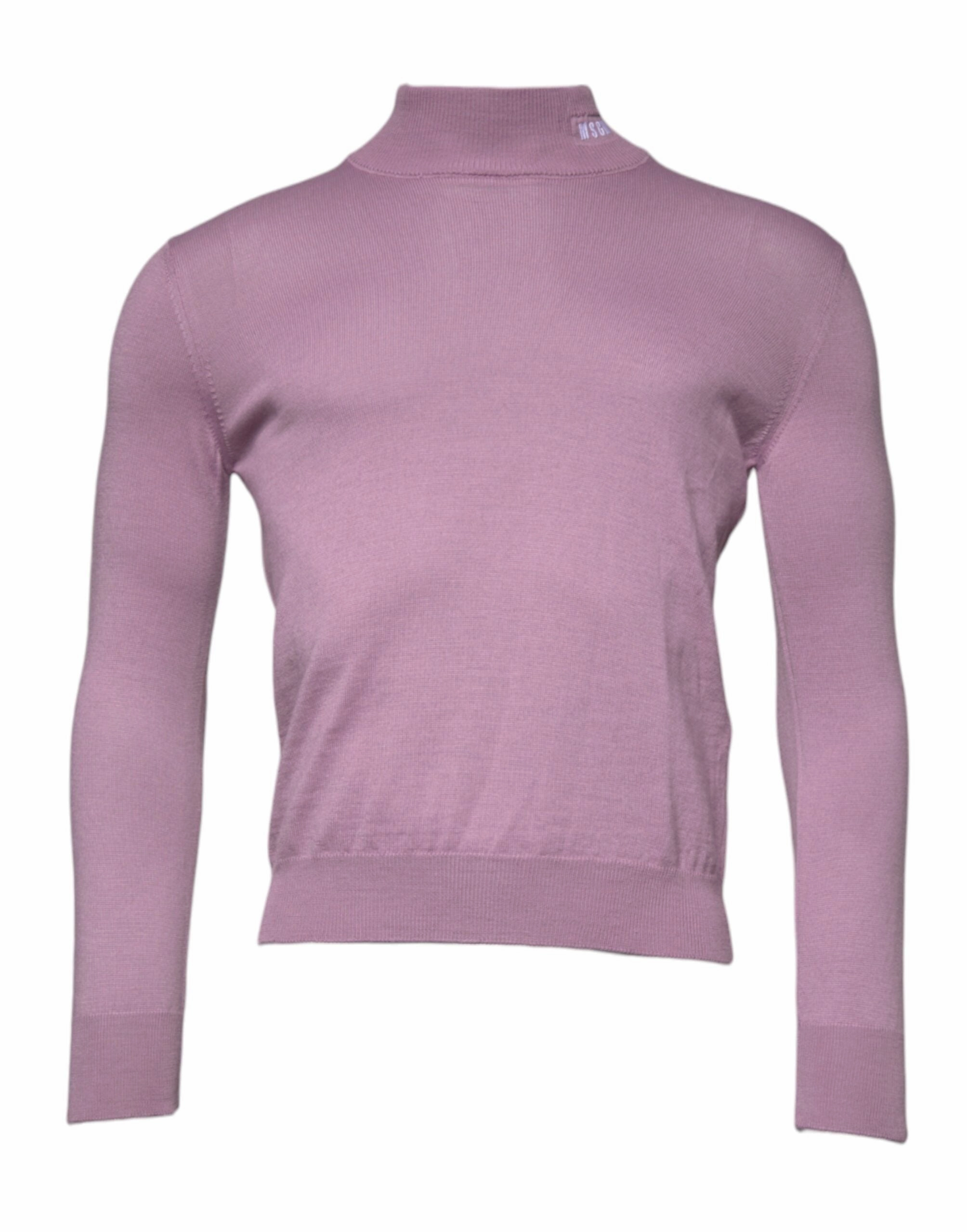 MSGM Wool Knit Turtle Neck Long Sleeve Pullover Men's Sweater (Pre-Owned)