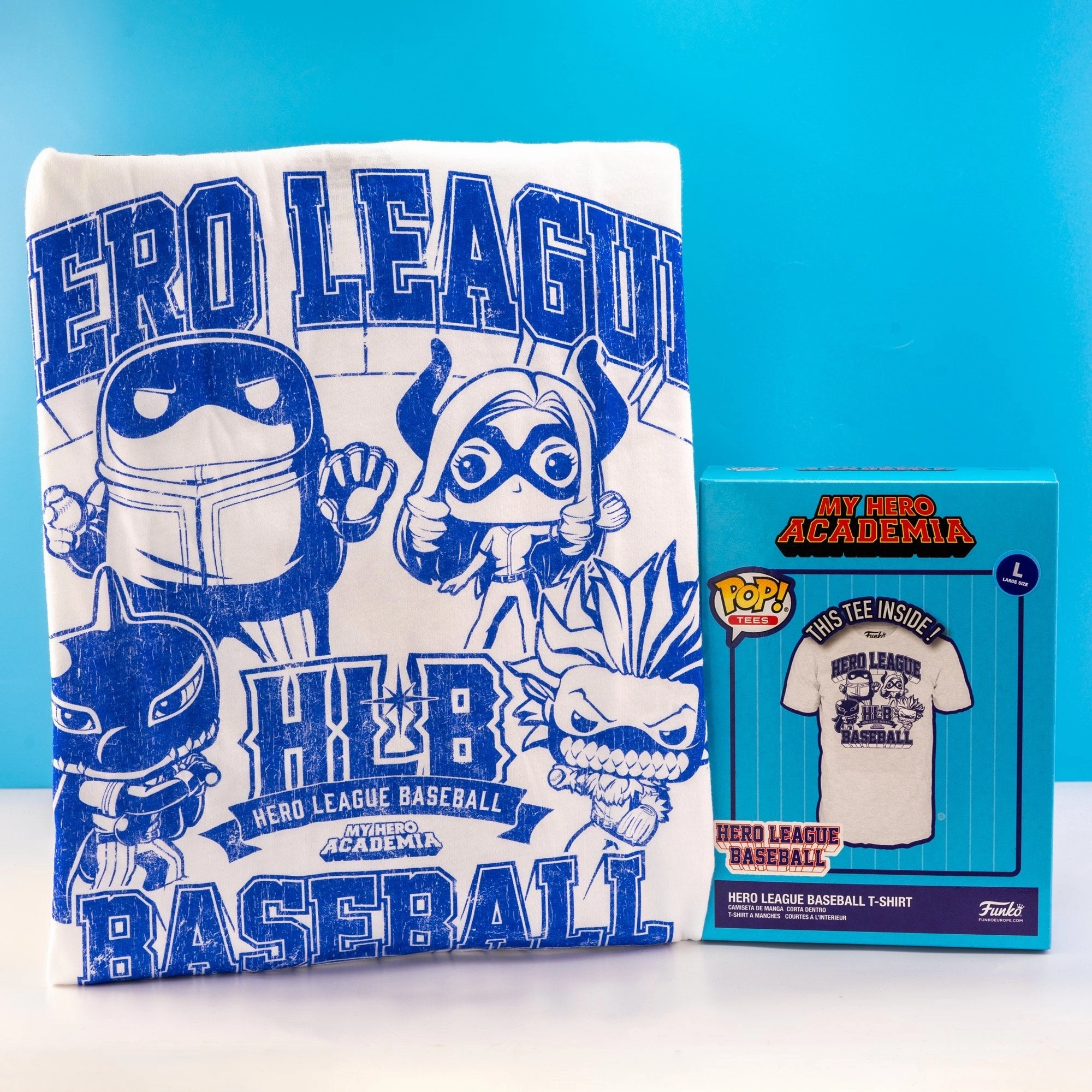 My Hero Academia - Hero League Baseball Funko Boxed Tee