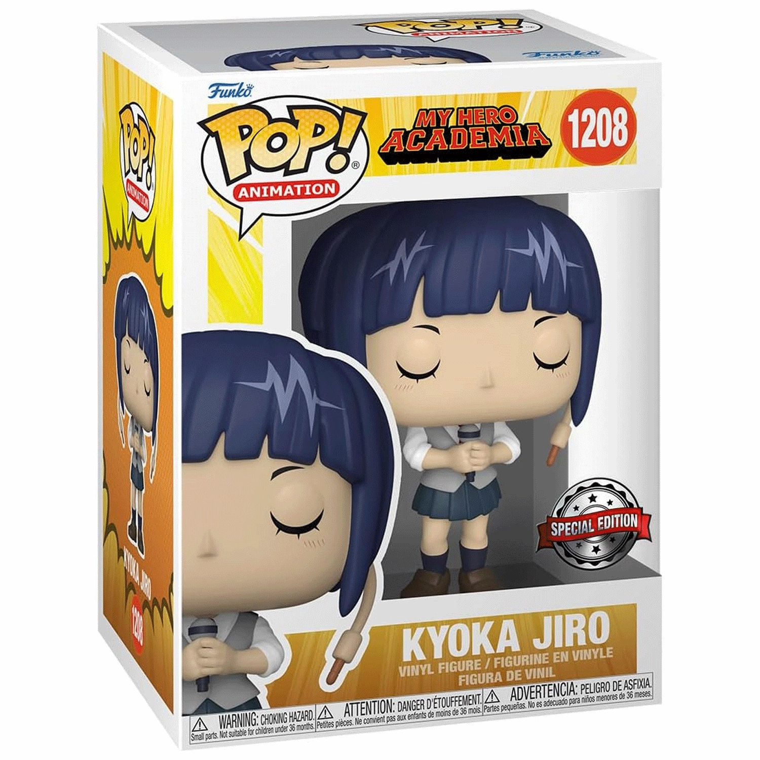 My Hero Academia Jirou with Microphone Pop! Vinyl and Tee Set