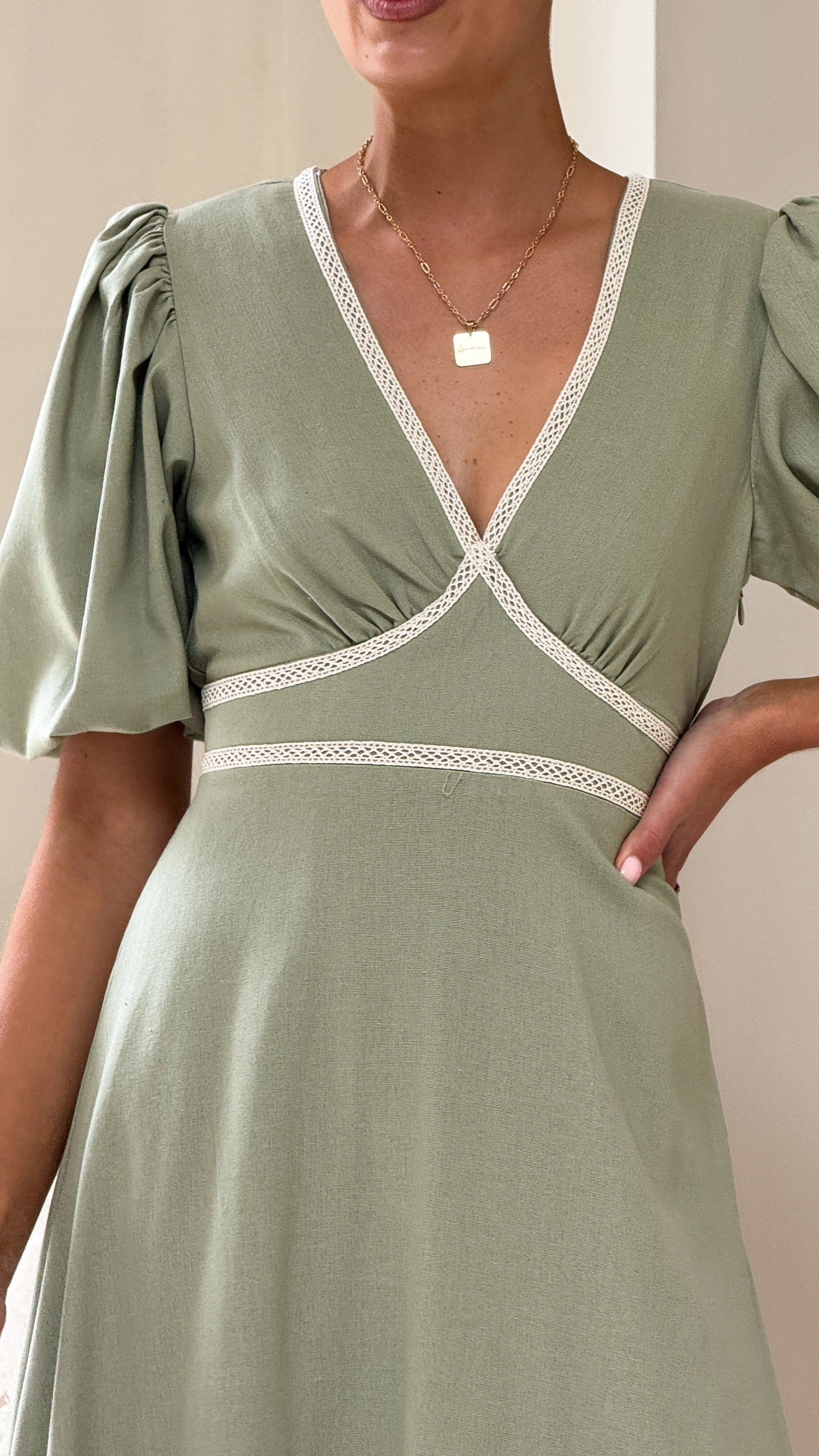 Nakisha Maxi Dress - Sage