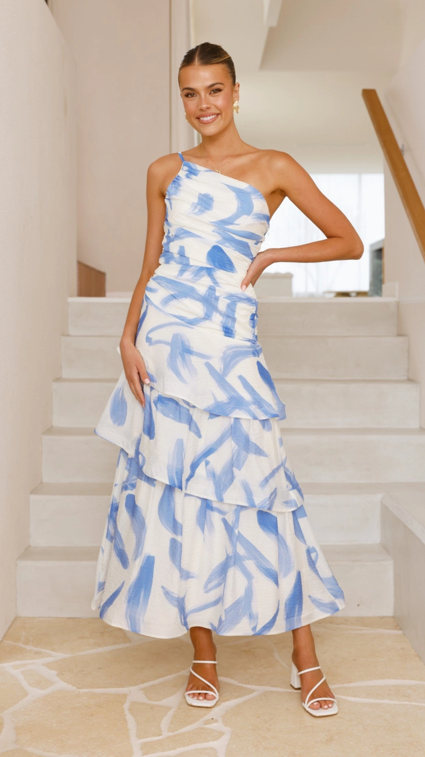 Nalani Maxi Dress - Blue Print