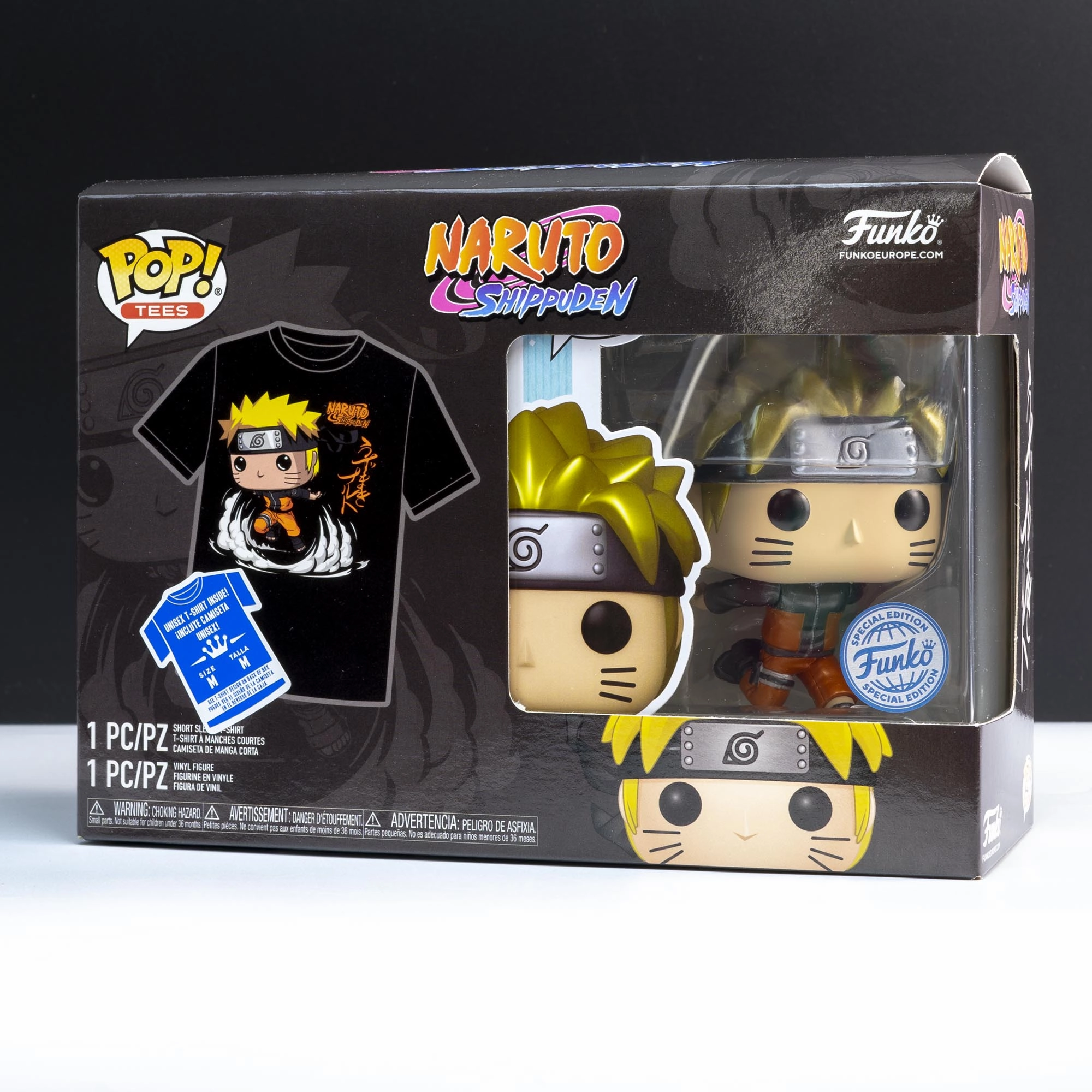 Naruto Run Pop! Vinyl and Tee Set