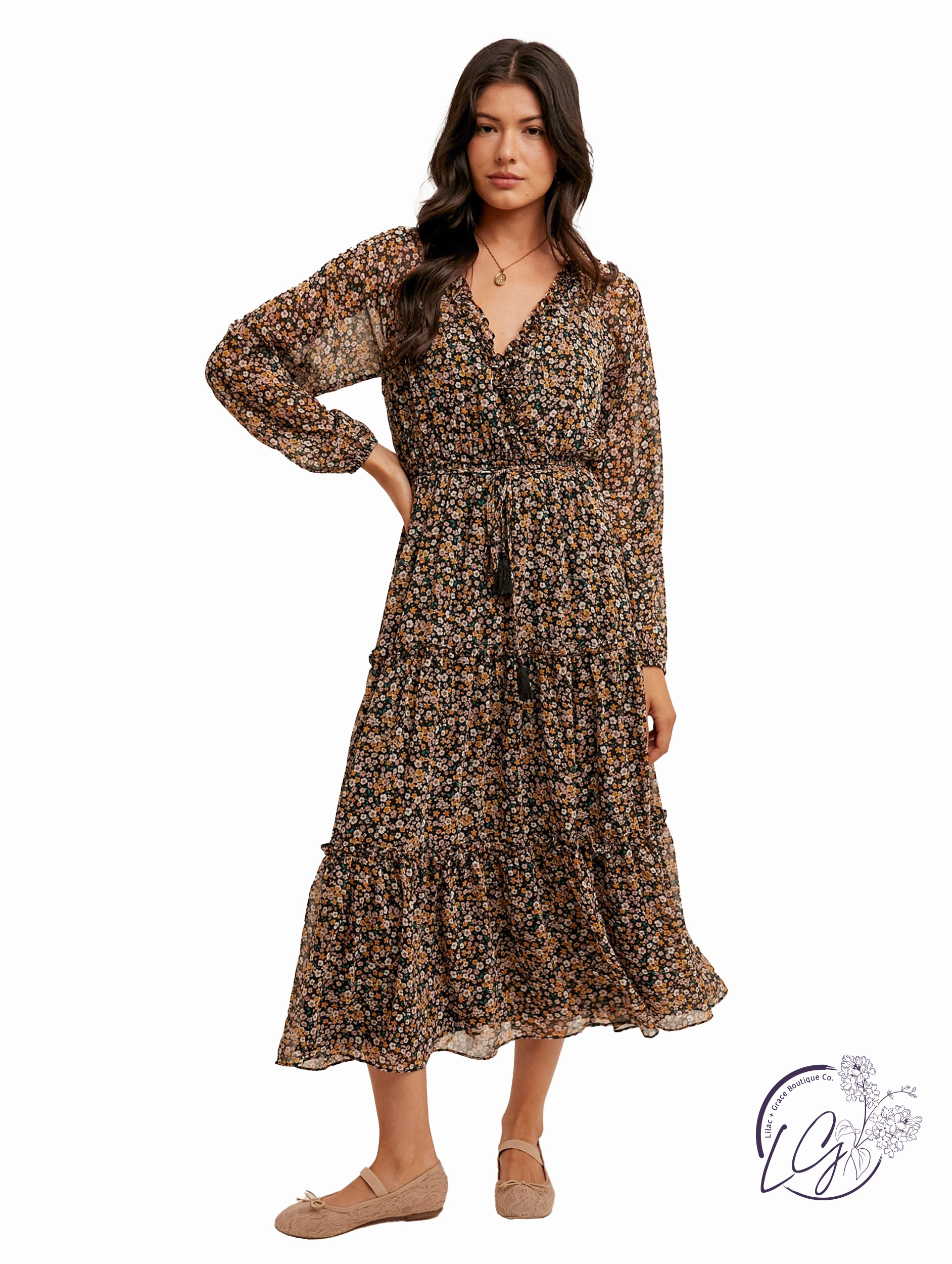 Natures Rhythm Floral Dress
