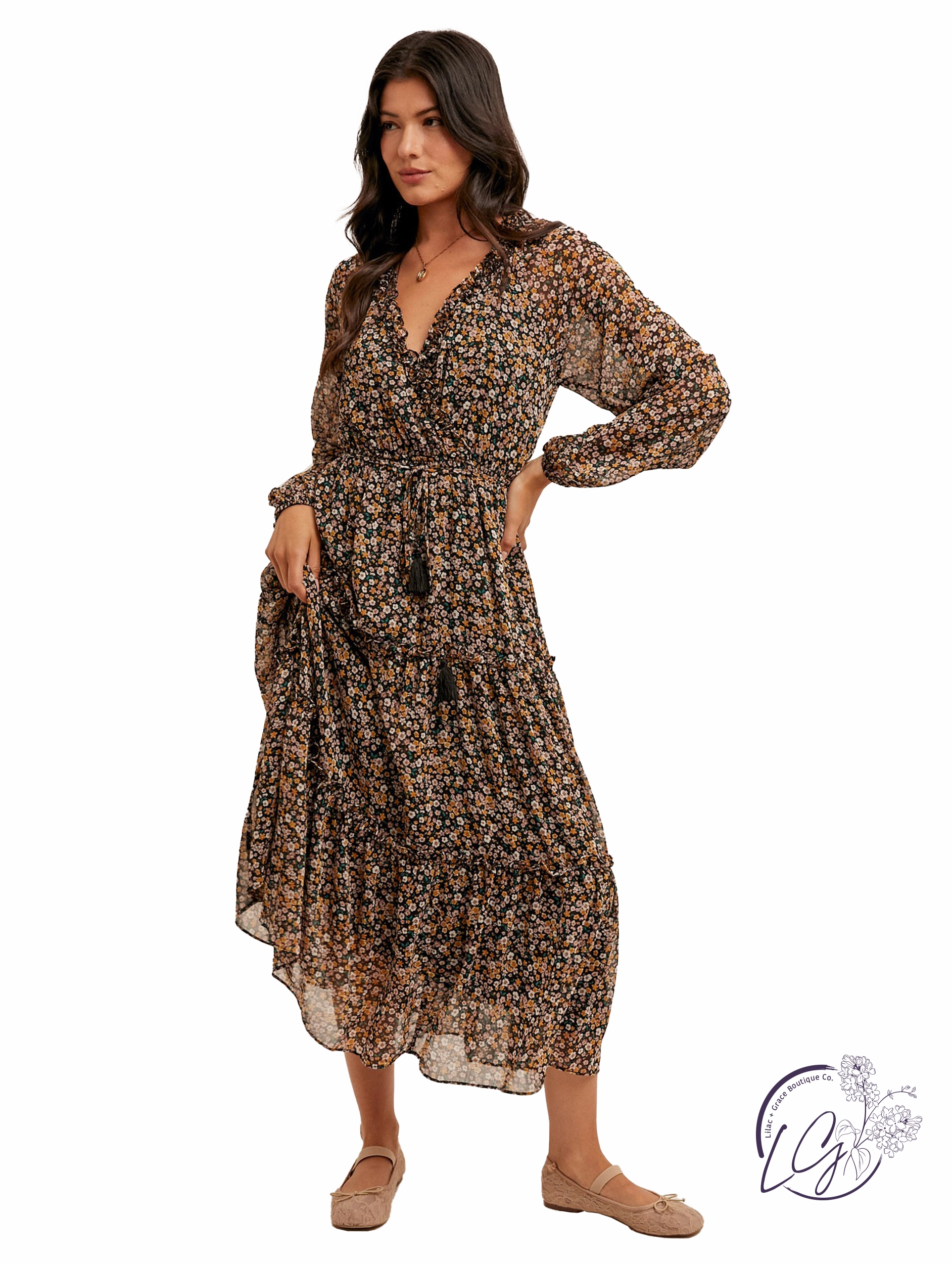 Natures Rhythm Floral Dress