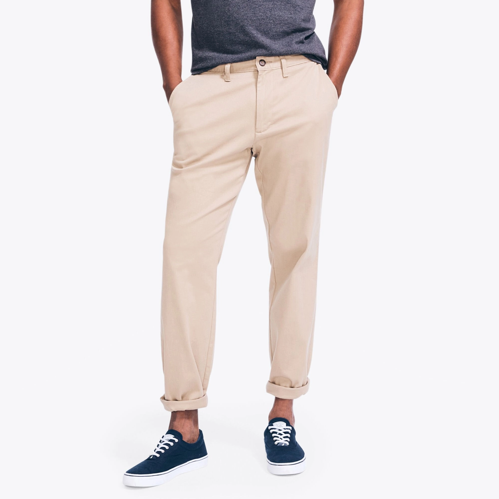 Nautica Mens Classic Fit Twill Pant