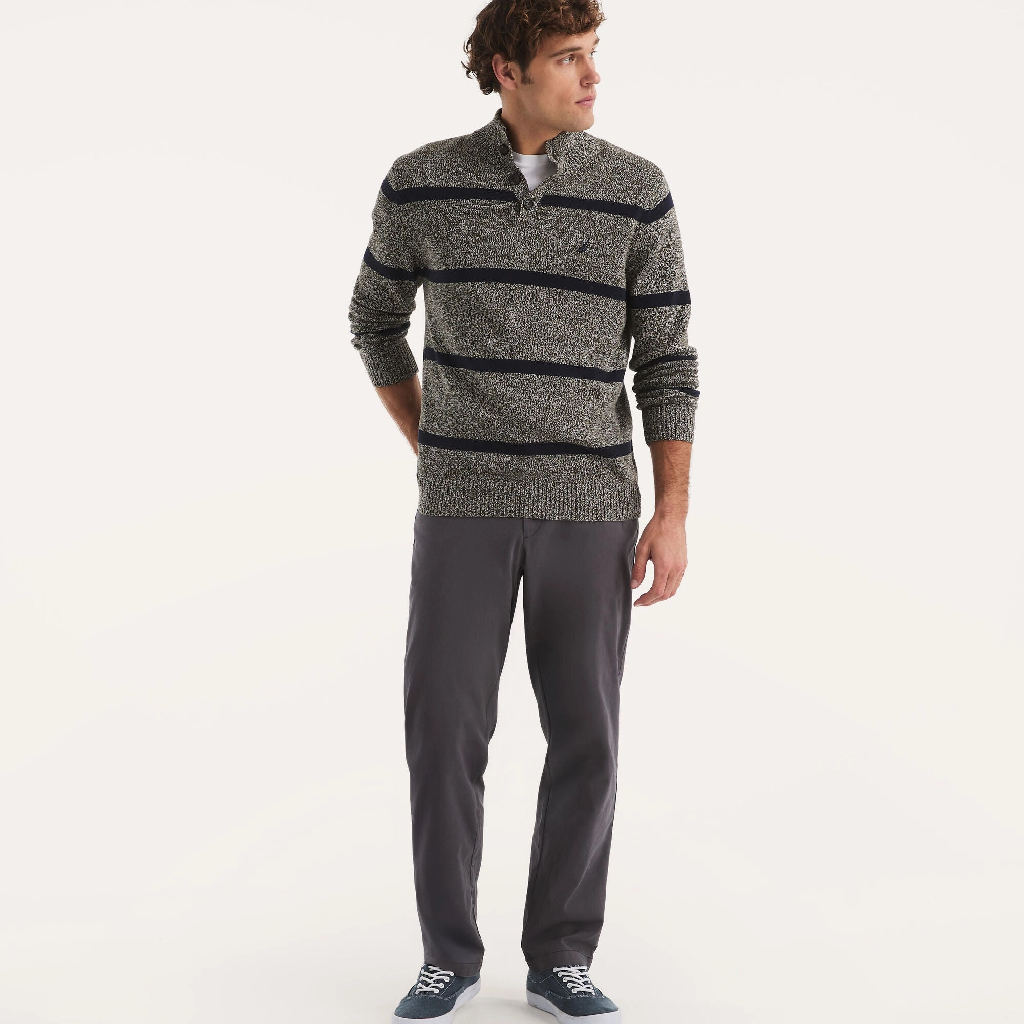 Nautica Mens Classic Fit Twill Pant