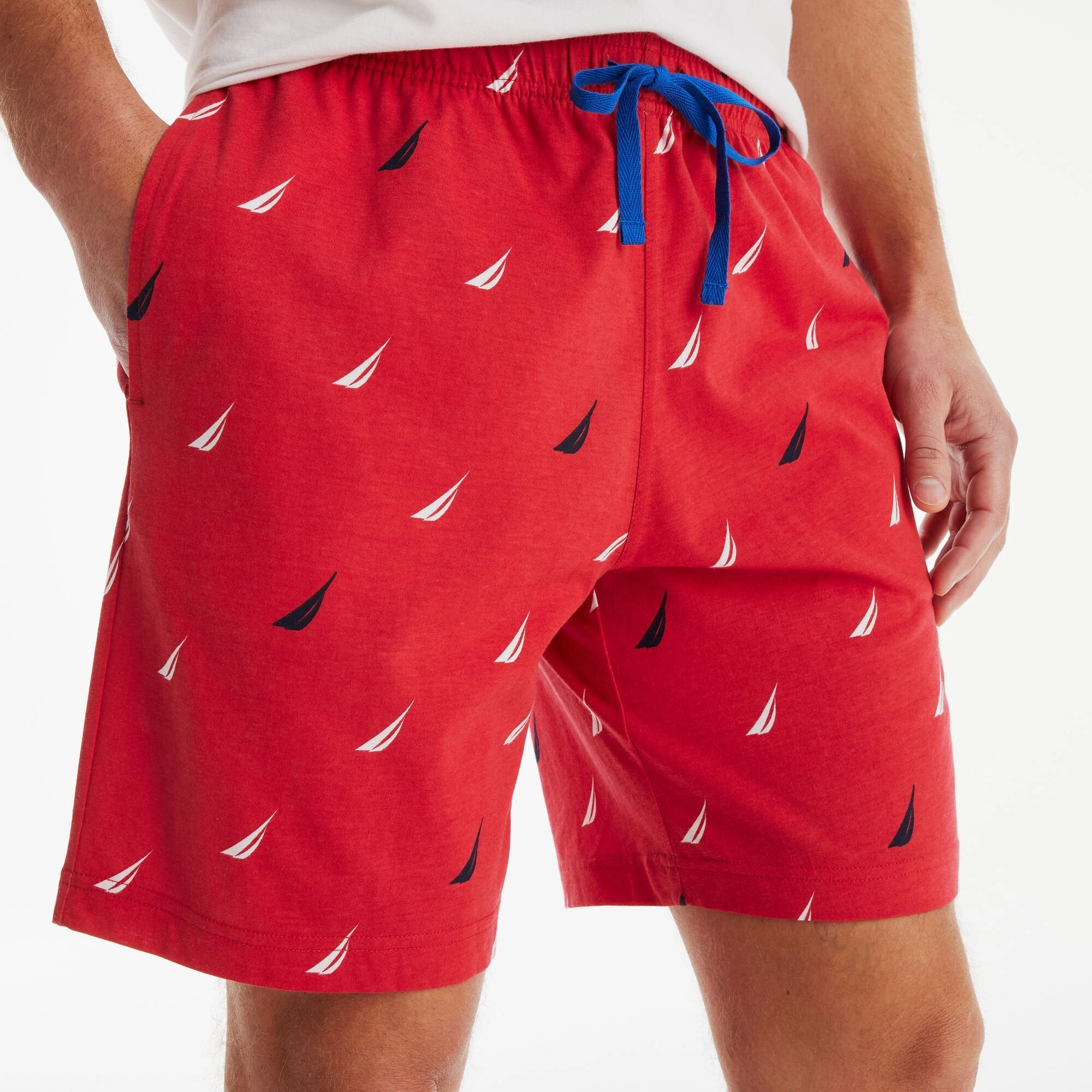 Nautica Mens J-Class Print Sleep Short
