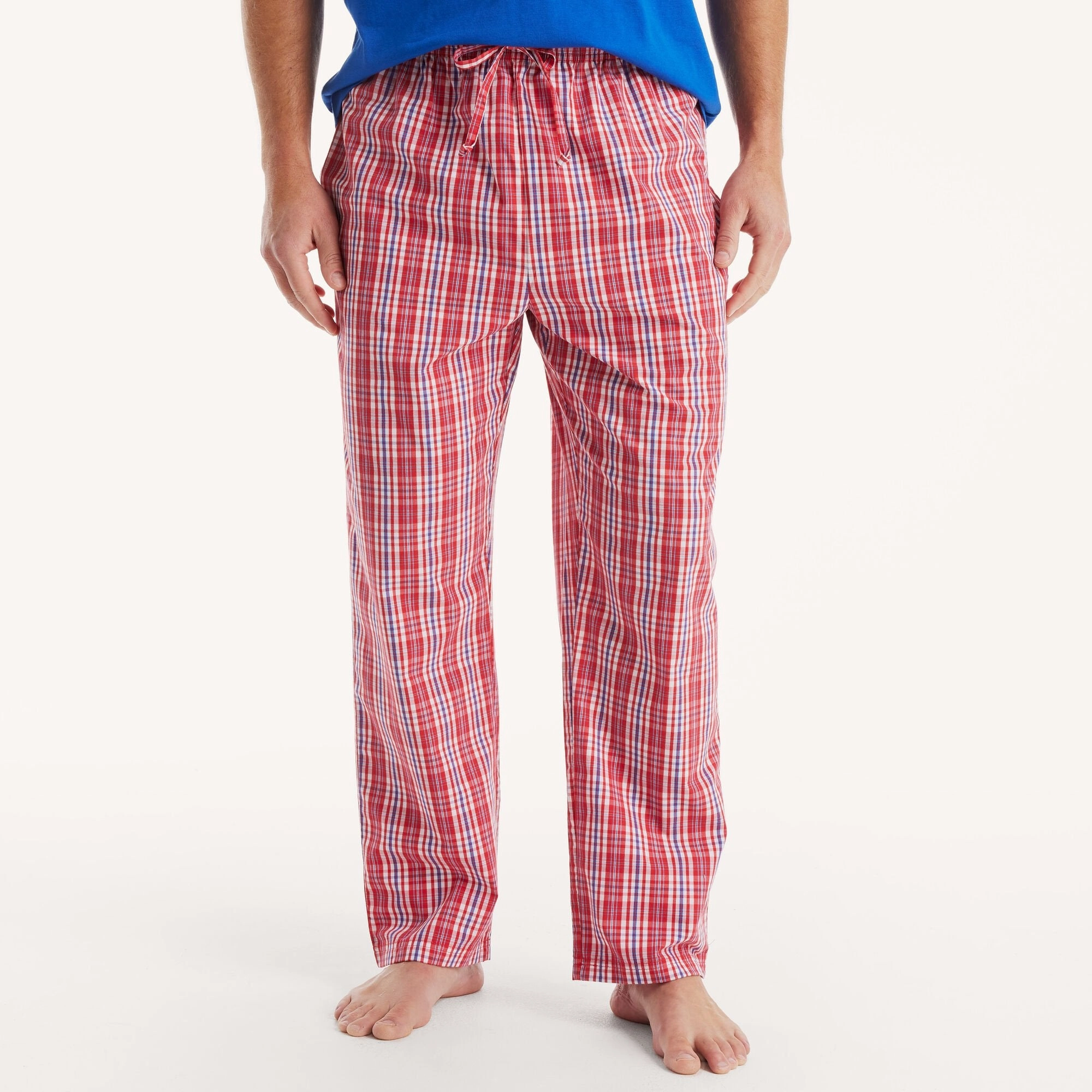 Nautica Mens Plaid Pajama Pant Set