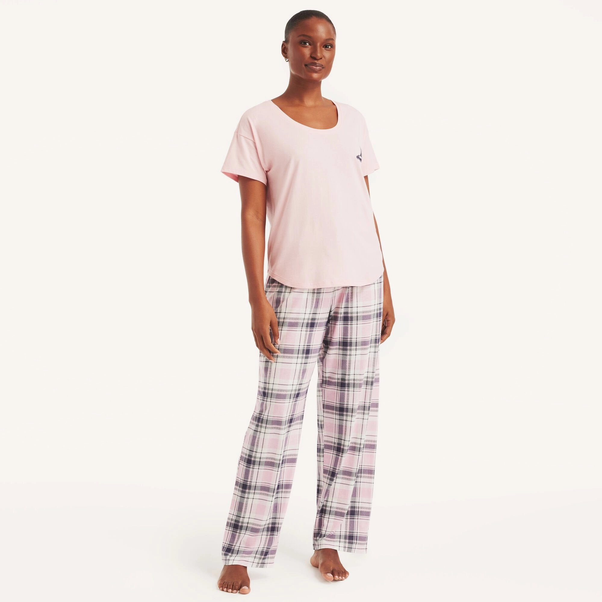 Nautica Womens Printed Pajama Pant Set