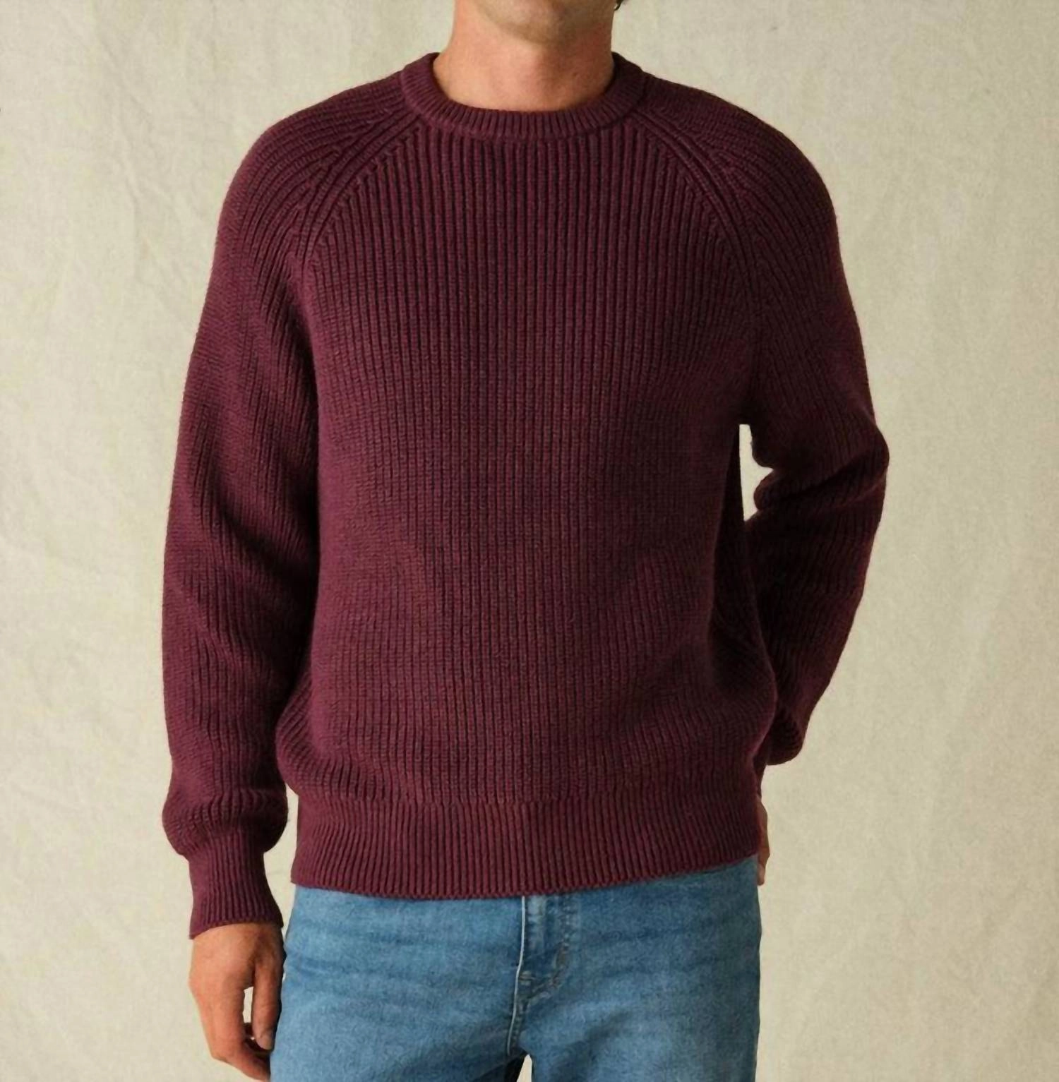 Neptune Sweater In Wine