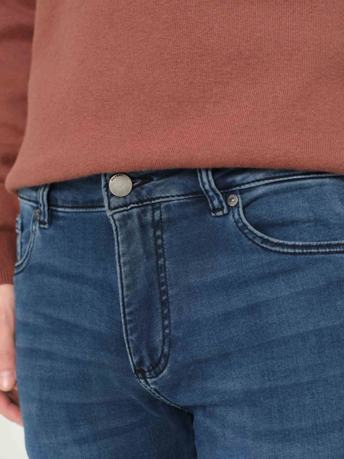 Nick Slim Fit Jeans In Stream
