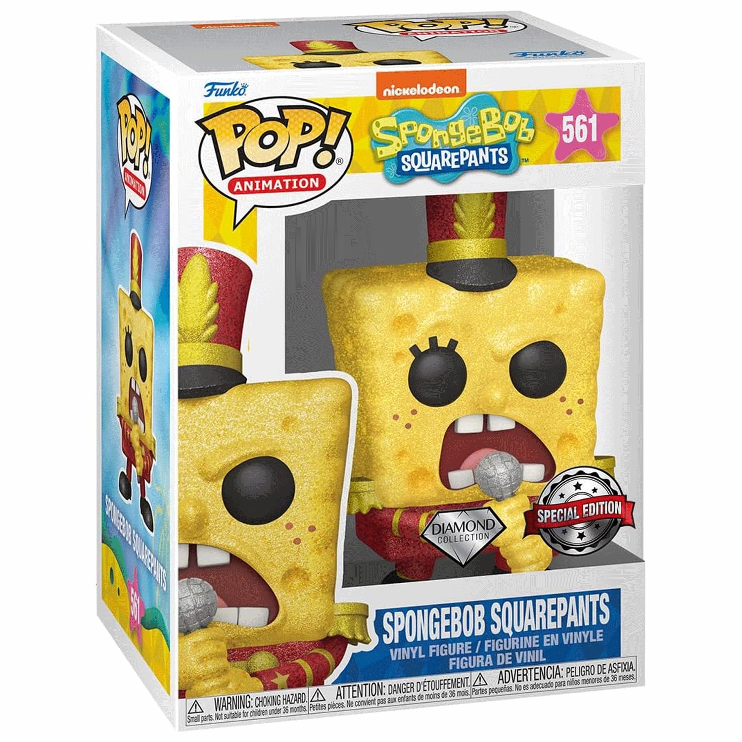 Nickelodeon SpongeBob SquarePants Band LDR Pop! Vinyl and Tee Set