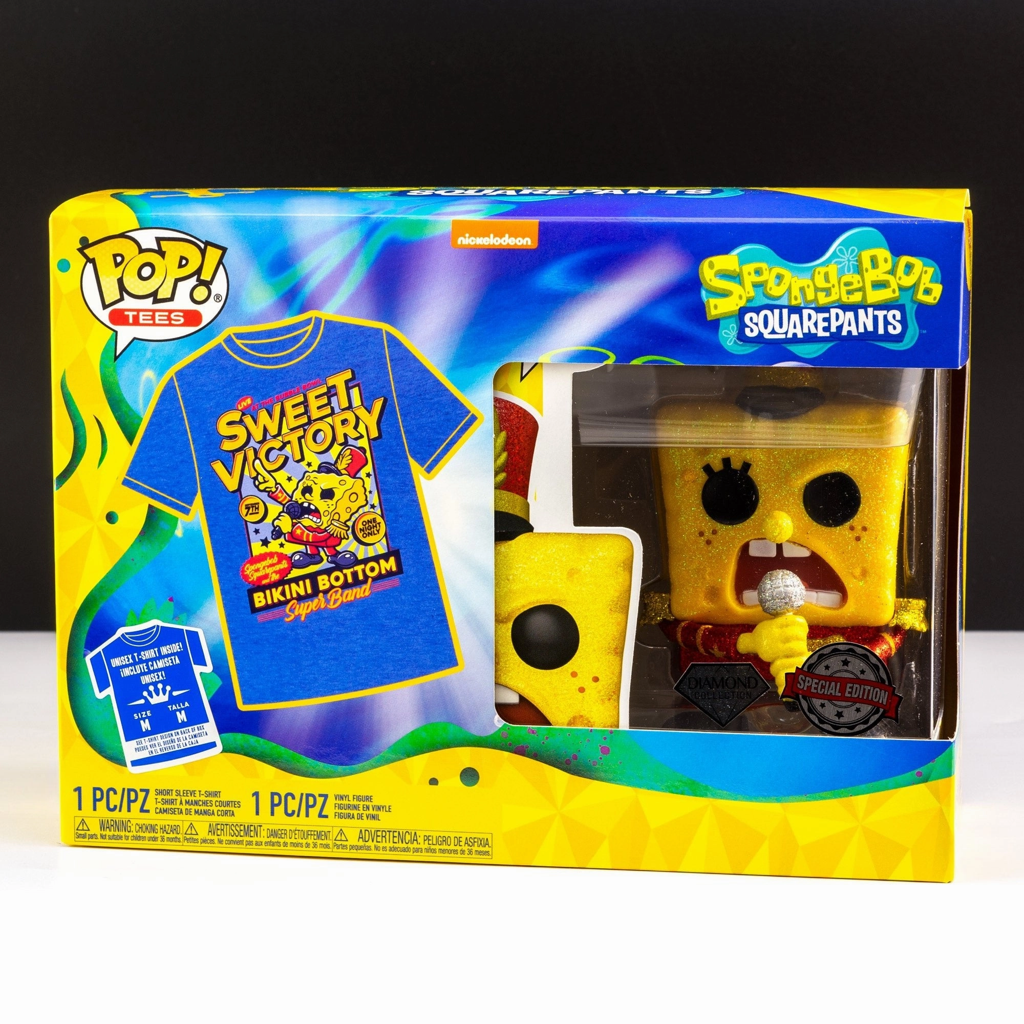 Nickelodeon SpongeBob SquarePants Band LDR Pop! Vinyl and Tee Set