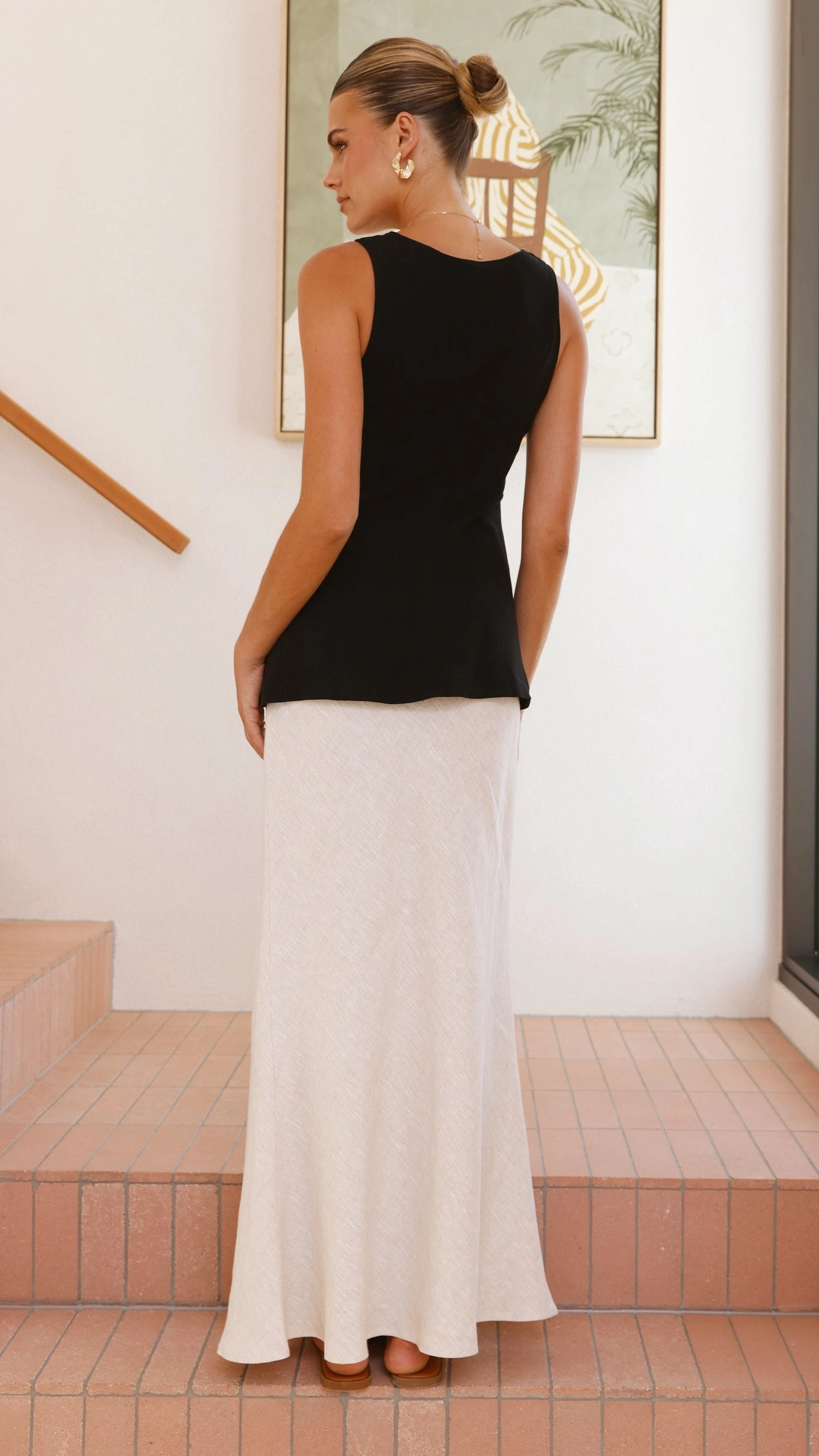 Nila Maxi Skirt - Oat