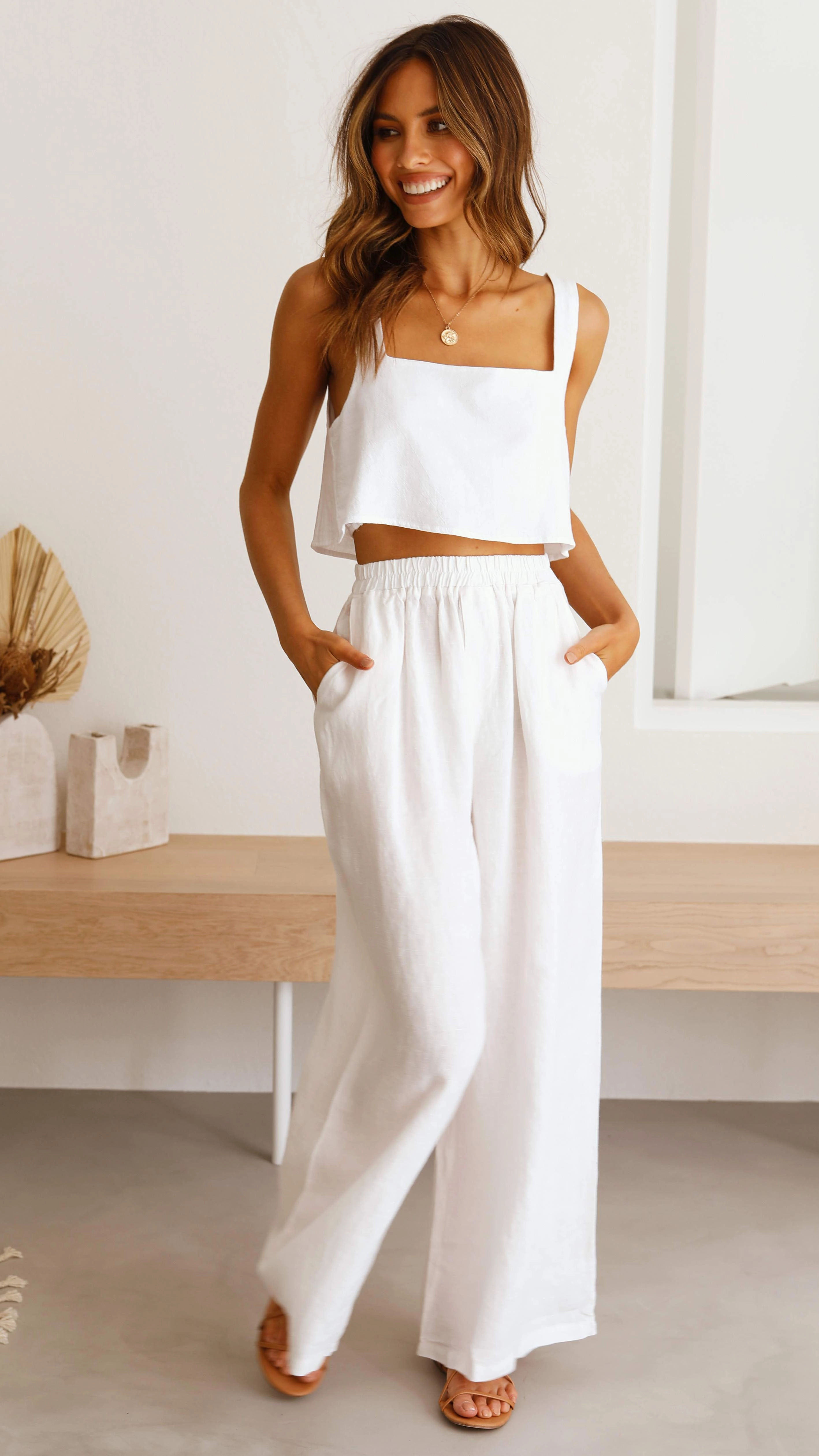 Oceana Pants - White