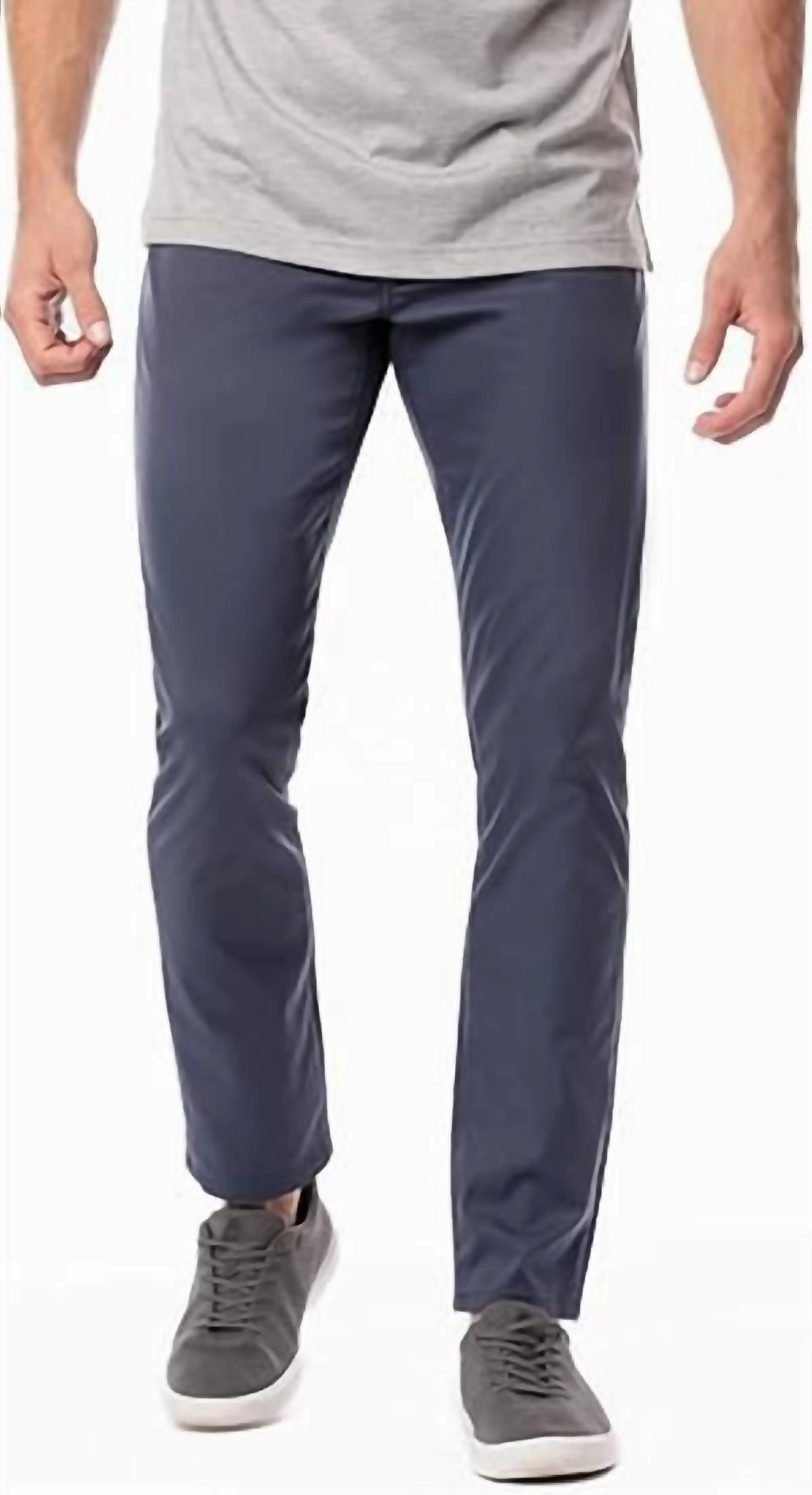 Open To Close Pant In Navy