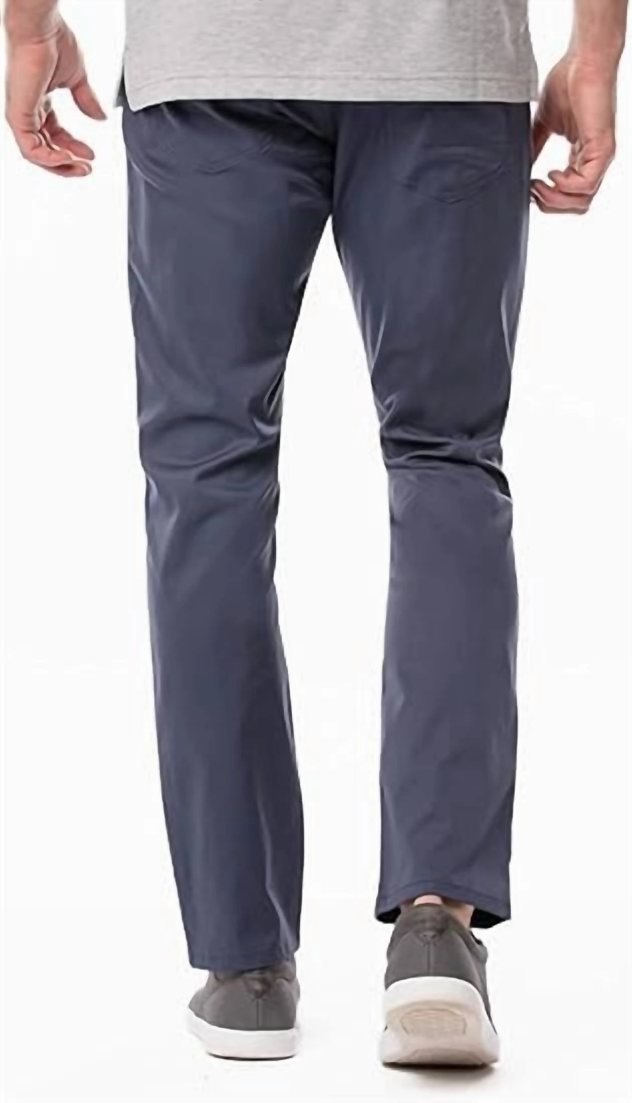 Open To Close Pant In Navy