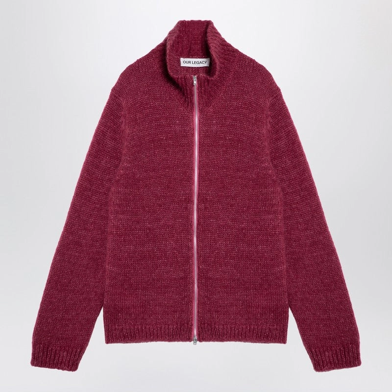 Our Legacy Men's Ruby-Colou Zipped Cardigan