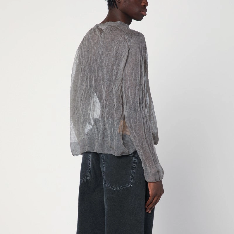 Our Legacy Men's Semi-clear Sweater In Silk Blend