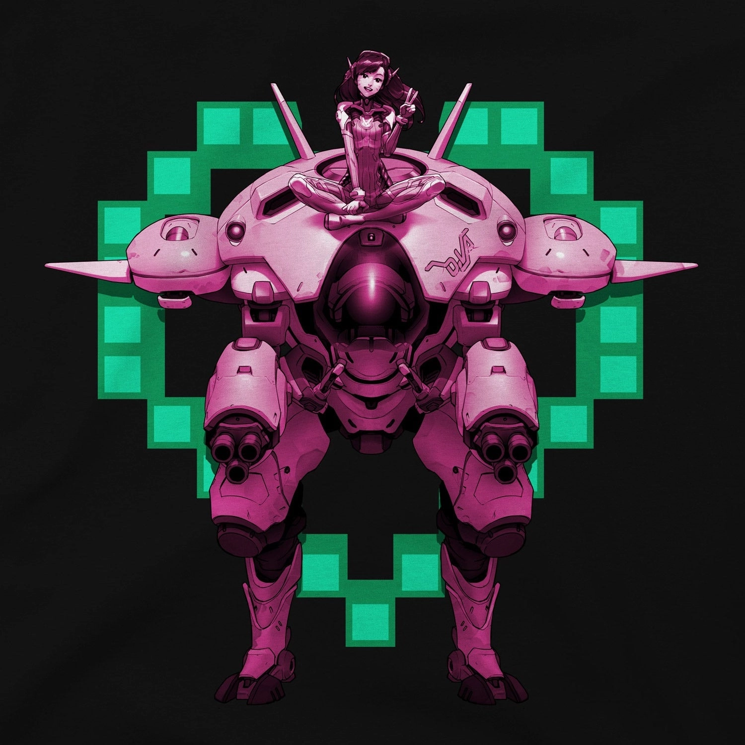 Overwatch D.Va Play To Win T-Shirt