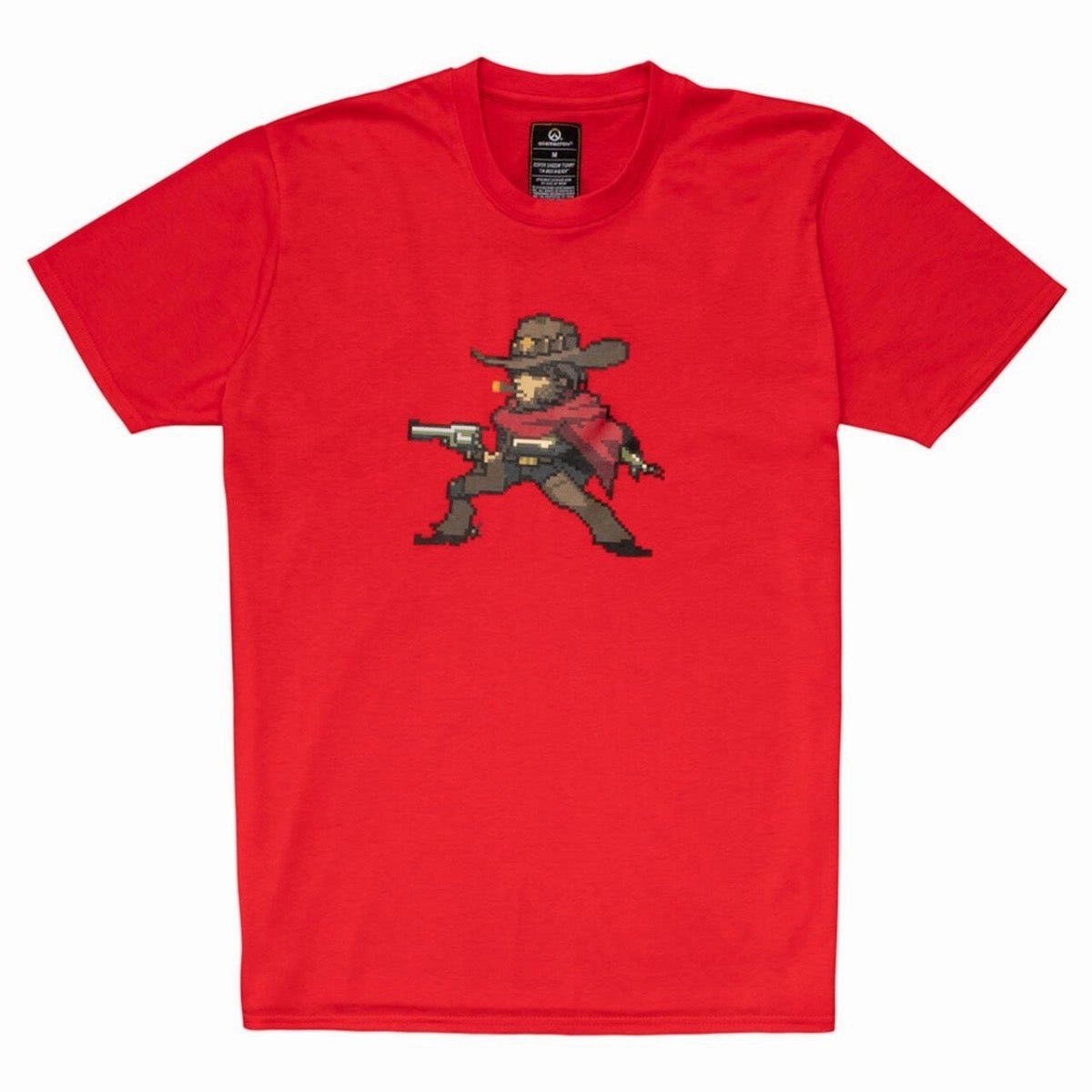 Overwatch McCree Character Pixel Art T-Shirt