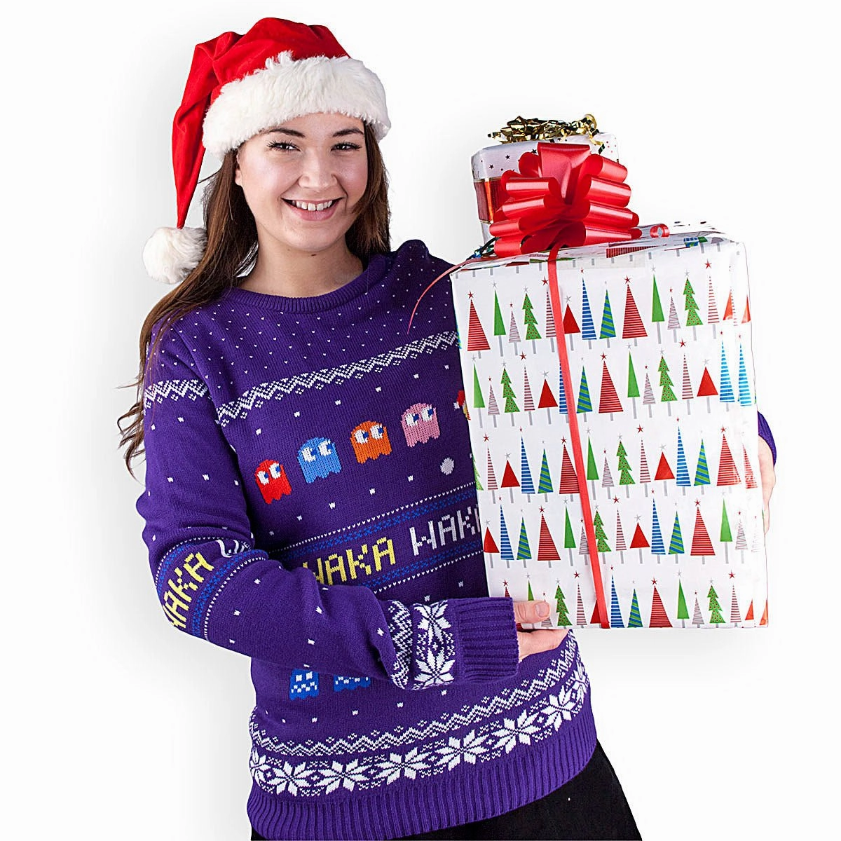 Pacman Knitted Christmas Jumper / Sweater