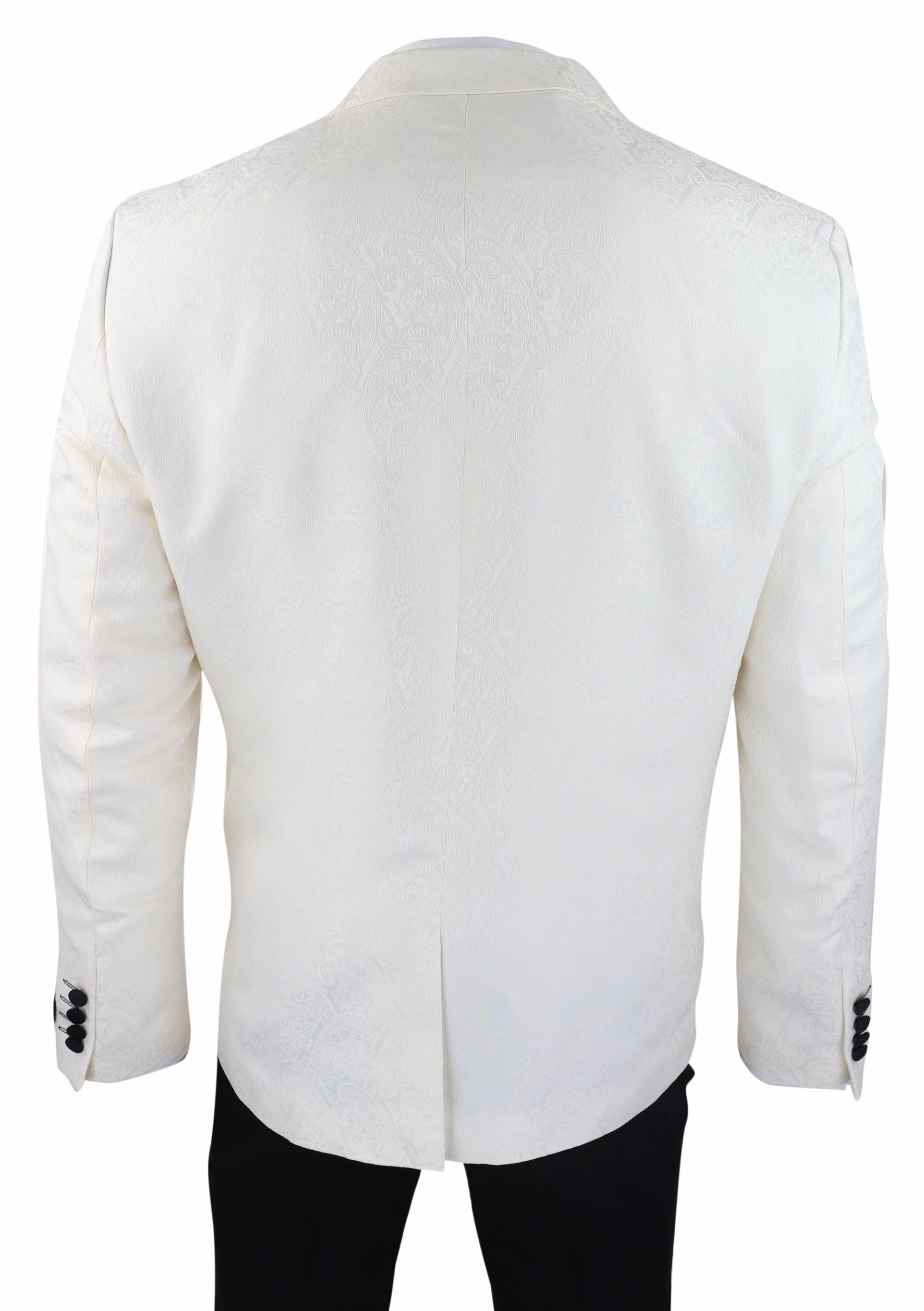 Paisley Tuxedo Blazer Waistcoat Jacket
