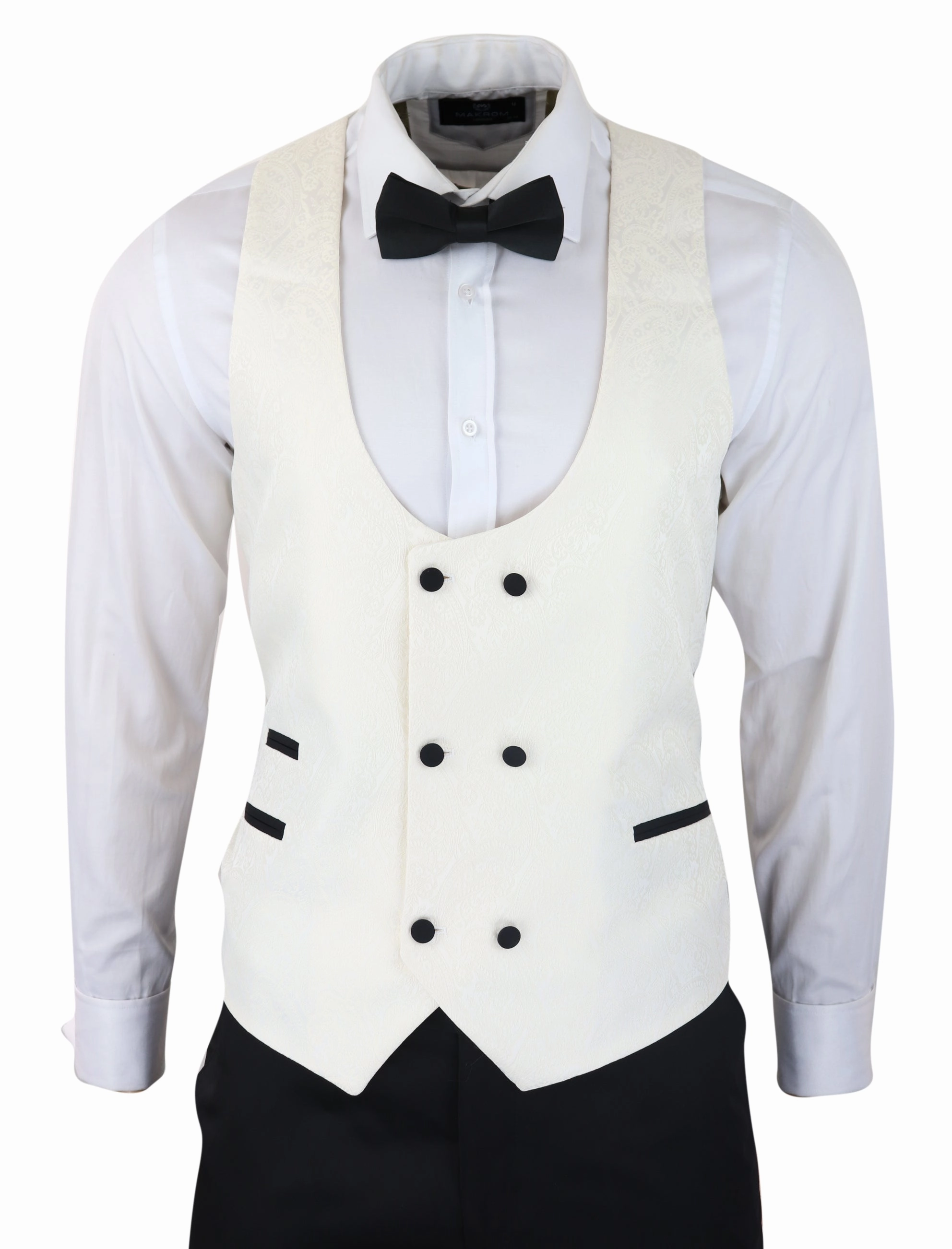 Paisley Tuxedo Blazer Waistcoat Jacket