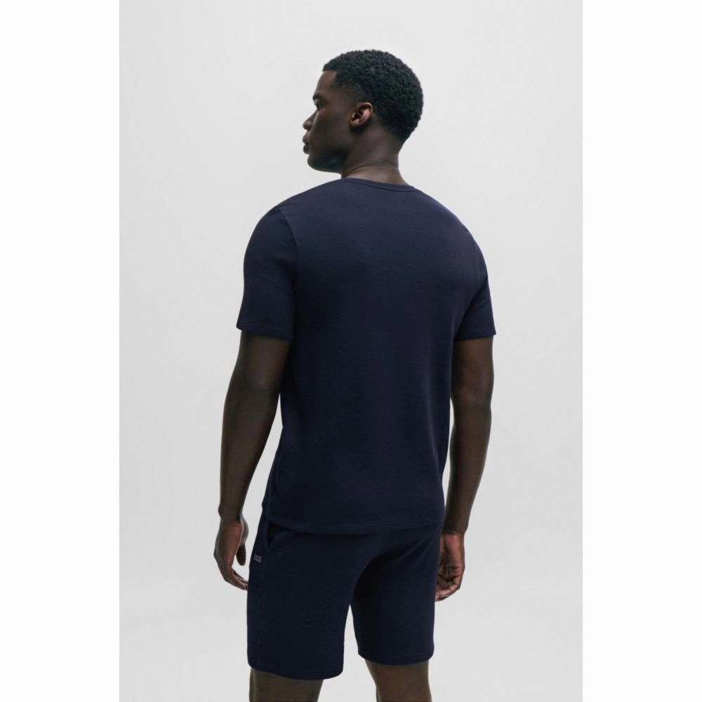 Pajama T-shirt with embroidered logo