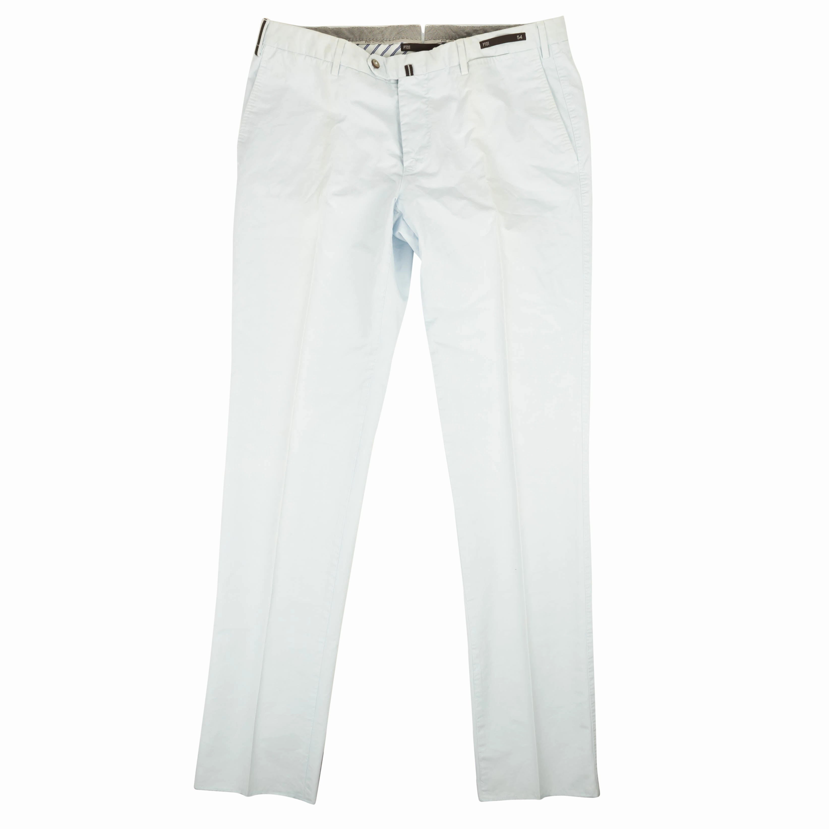 Pantaloni Torino Slim Fit Stretch Cotton Dress Pants - Blue