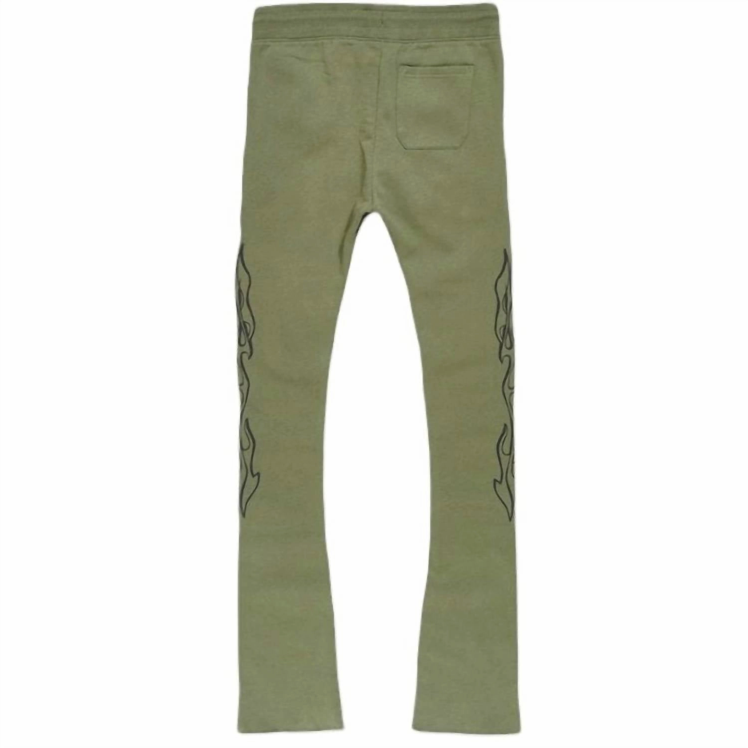 Paradise Tour Stacked Sweatpants In Sage