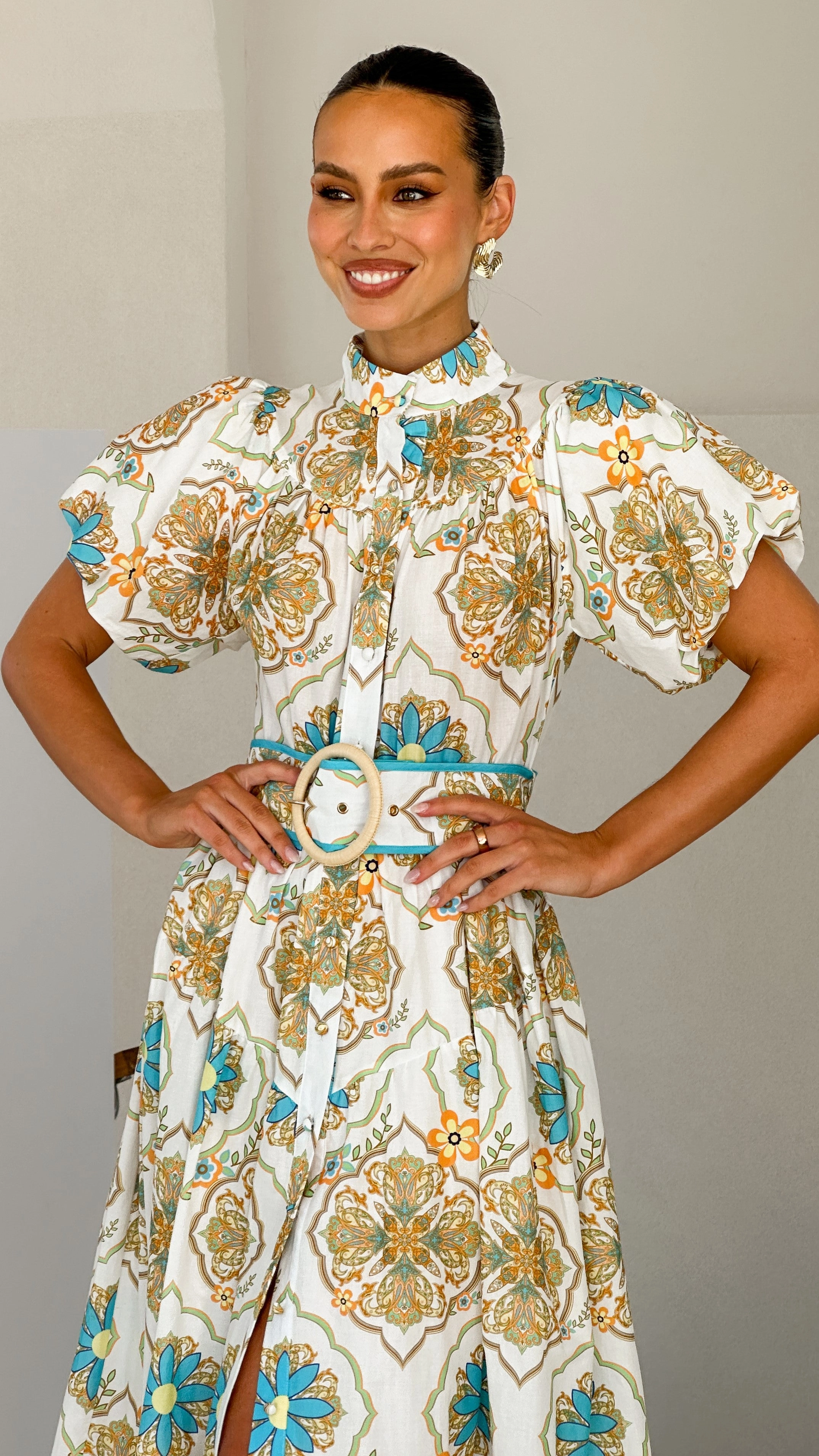 Parson Maxi Dress - Supernova Print