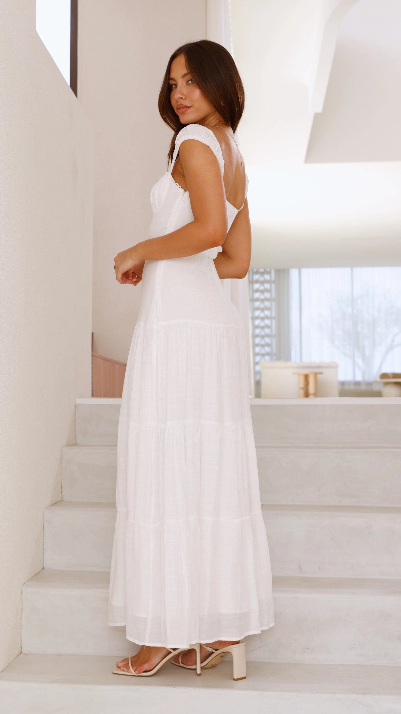 Pasca Maxi Dress - White