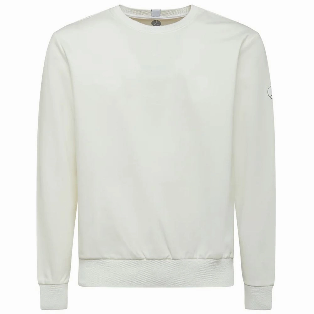 People Of Shibuya Chic Tech Fabric Crewneck Men's Sweater