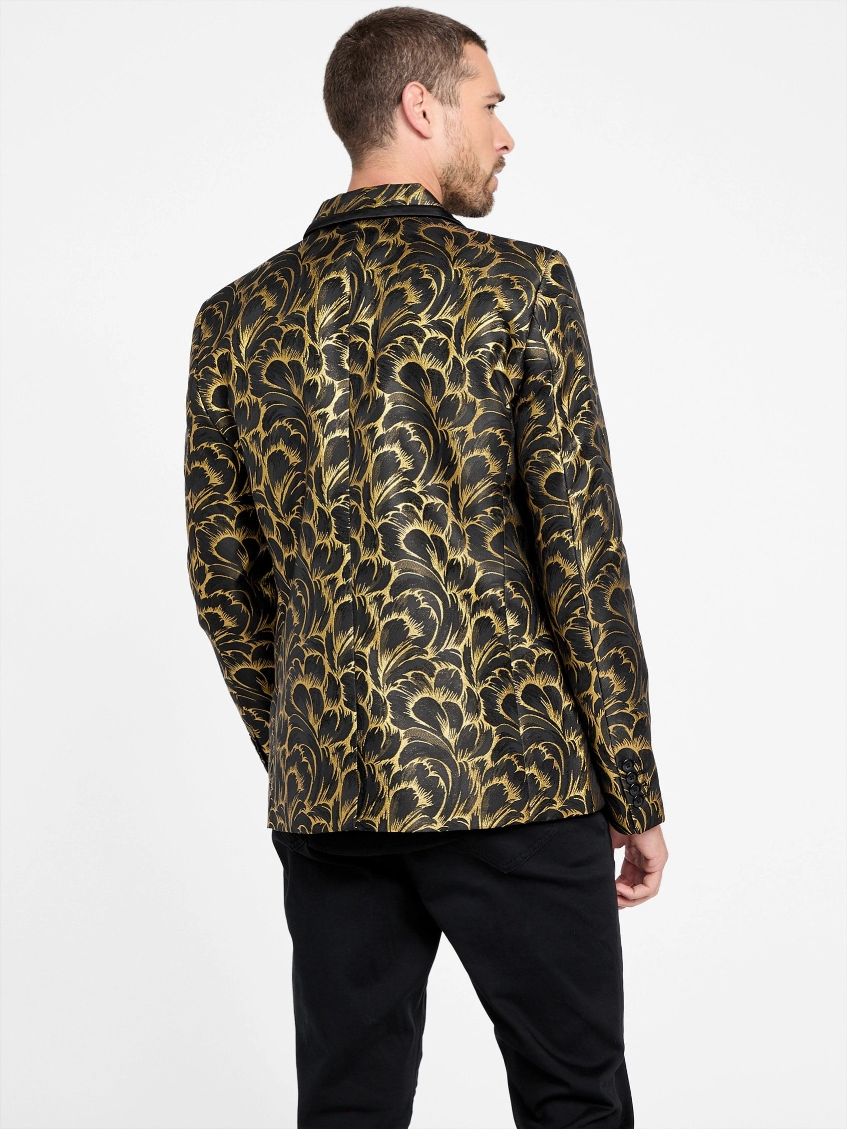 Phinaes Printed Jacquard Blazer