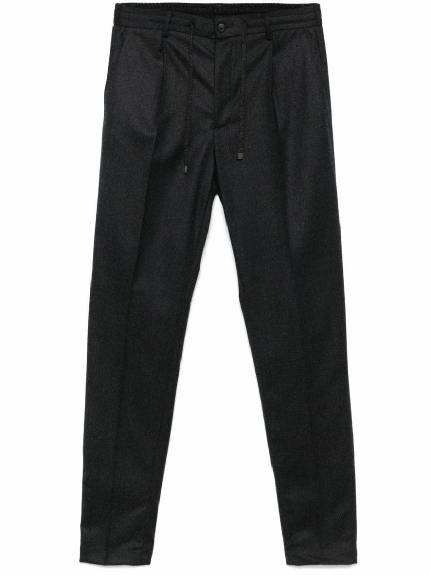 Pleat-Detail Trousers