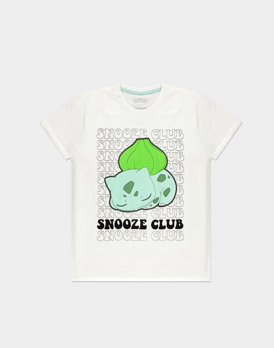 Pokemon Bulbasaur Snooze Club Men's T-shirt