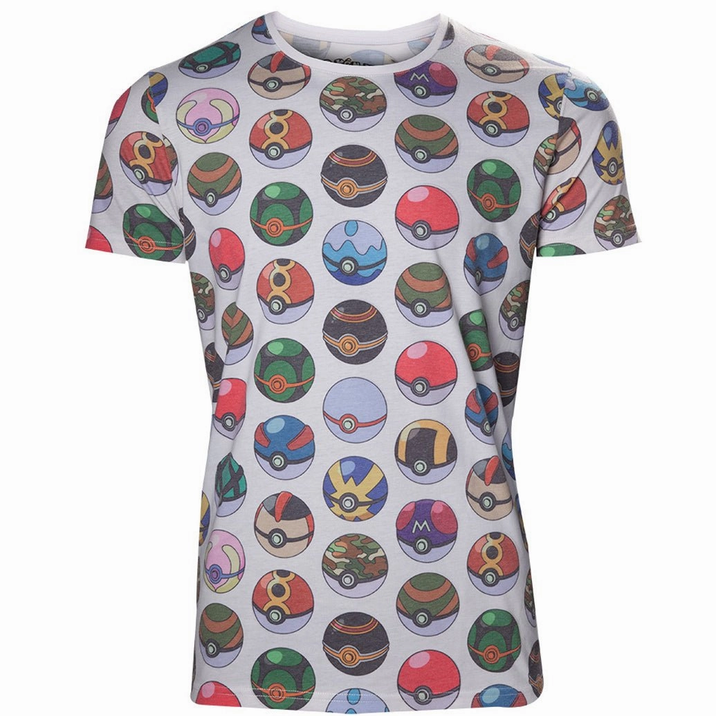 Pokemon Pokeball All Over Print T-shirt