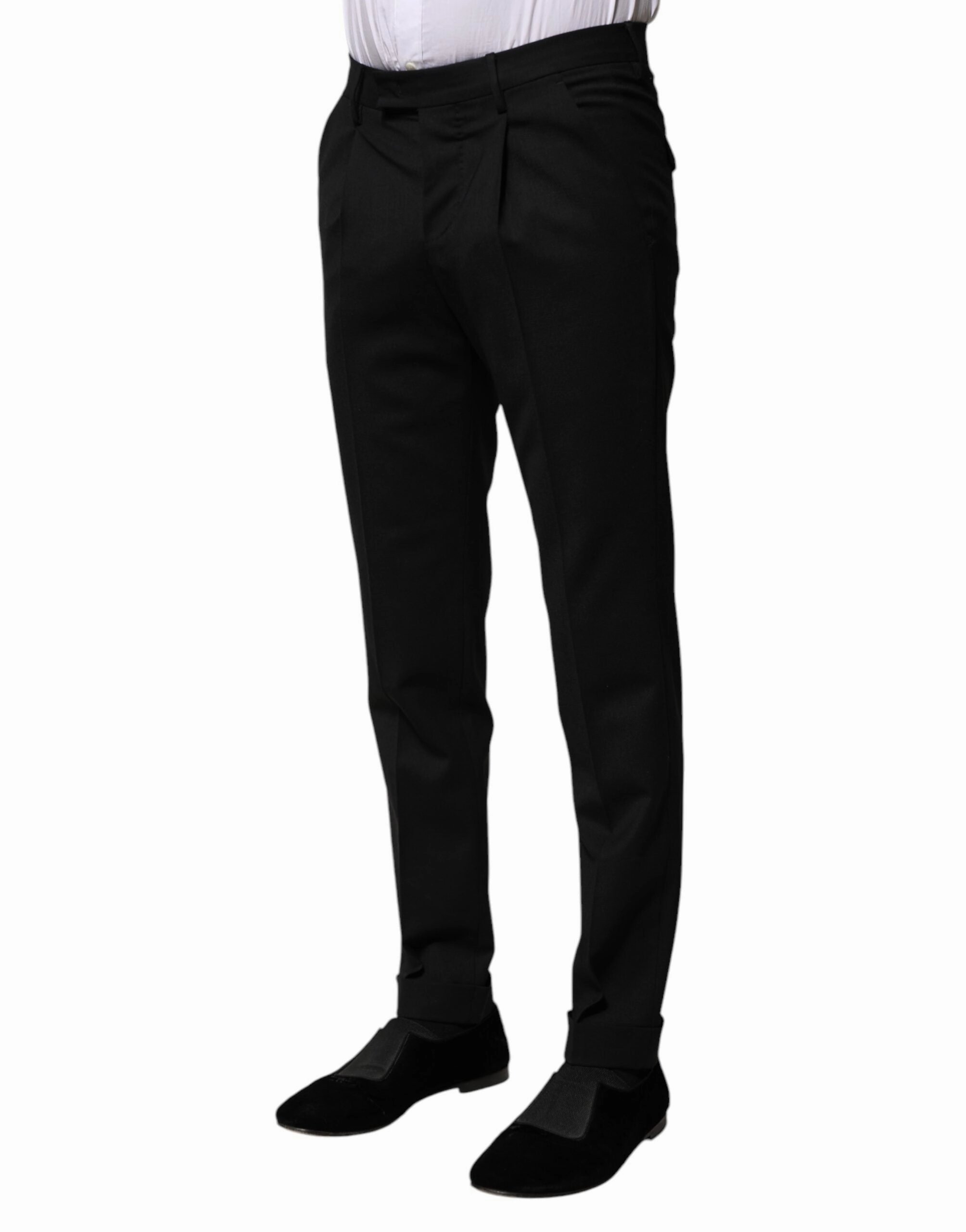 PT Torino Solid Formal Tape Men Dress Men's Pants (Pre-Owned)