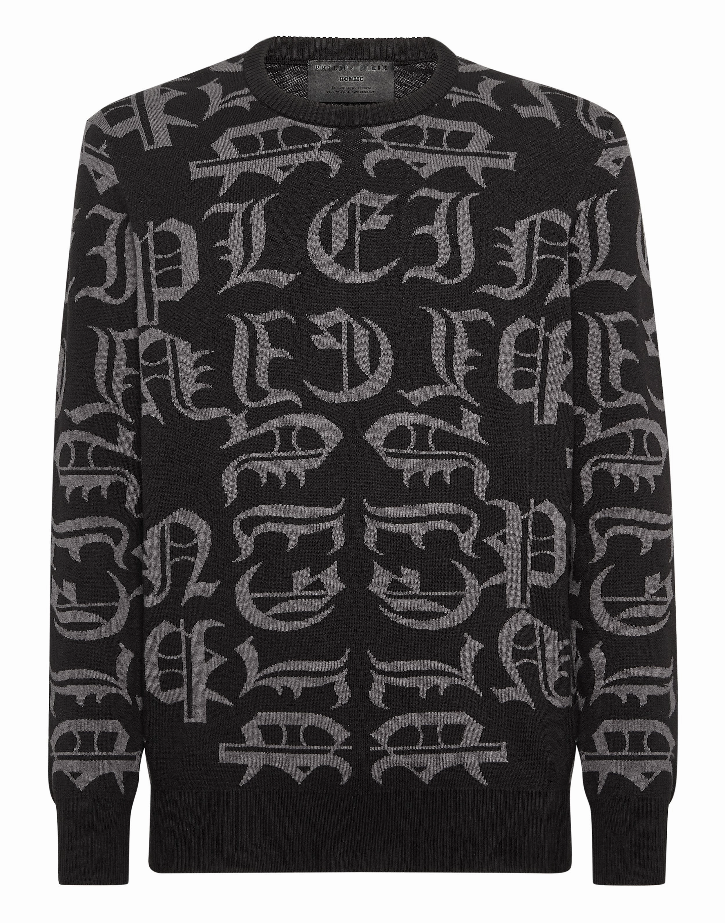 Pullover Round Neck LS Gothic Plein