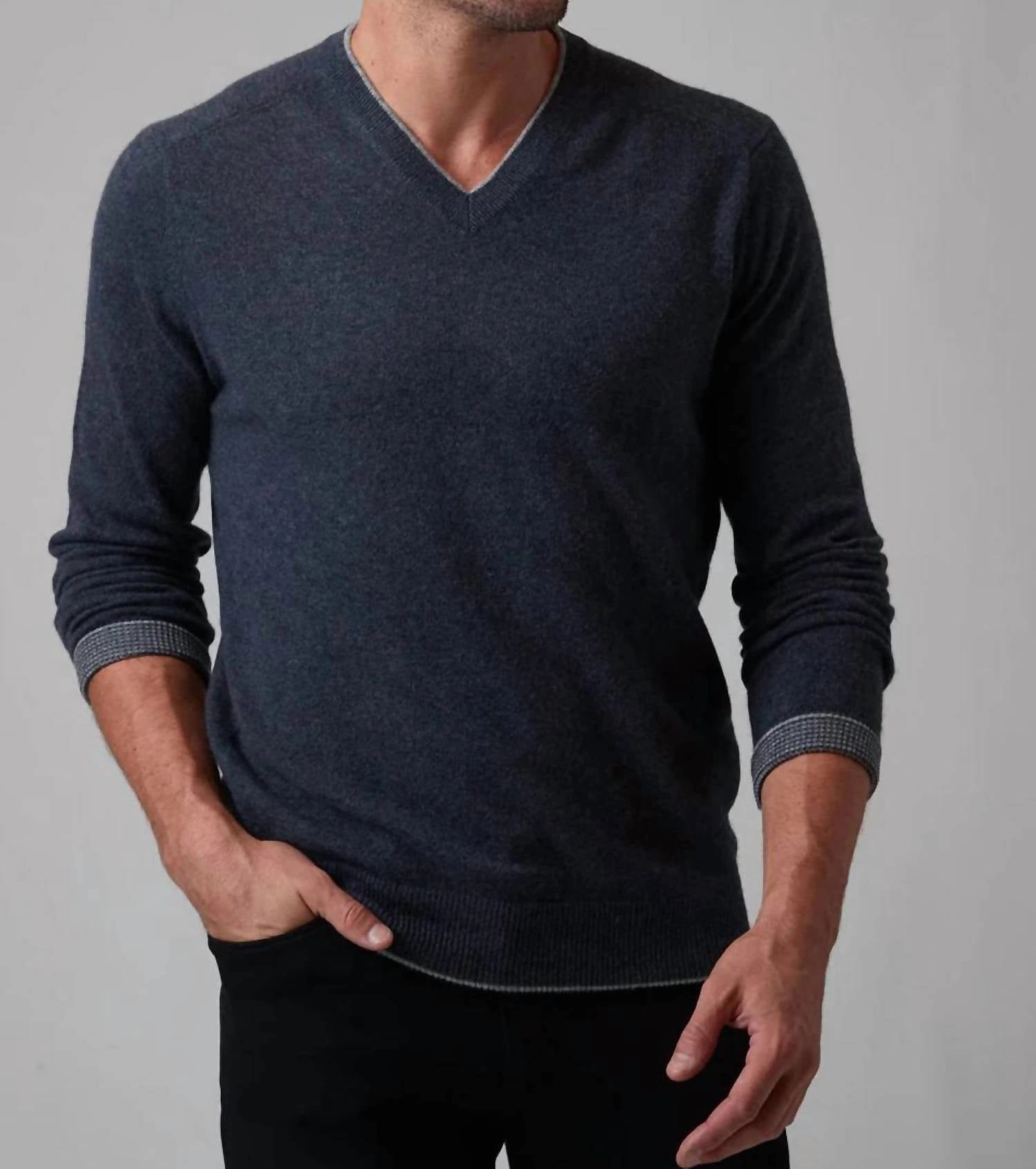 Pullover Sweater In Carbon