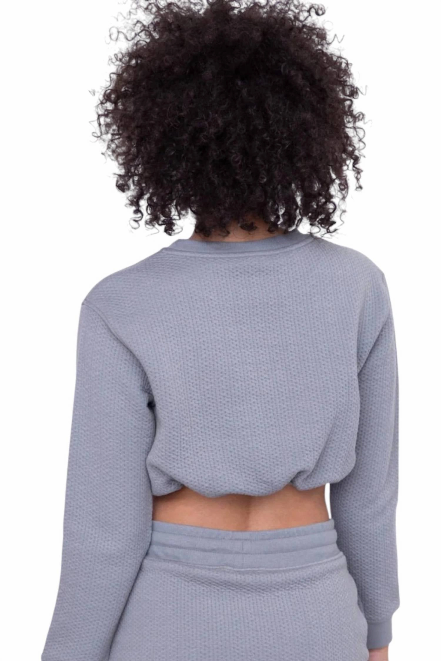 Quilted Bubble Set In Moon Mist